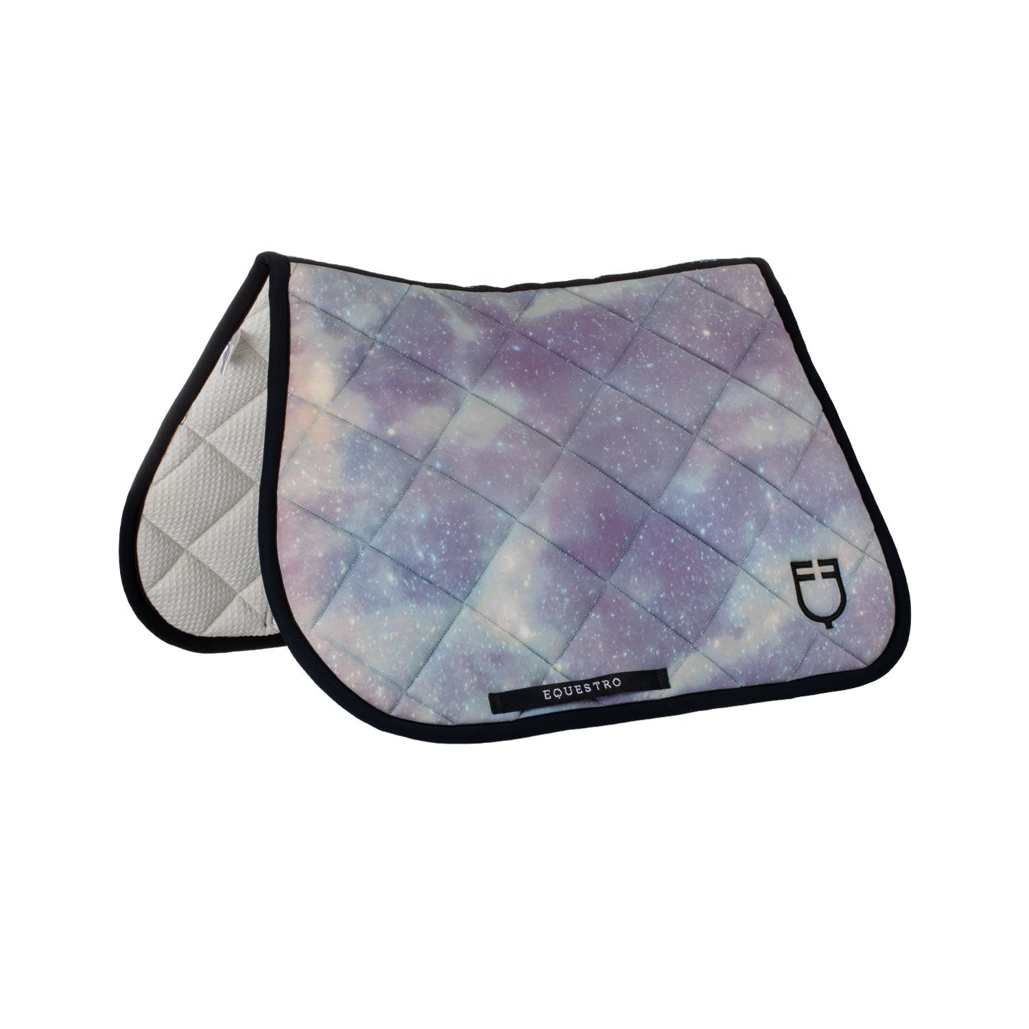 Sottosella Equestro jumping con logo ricamato black line edition