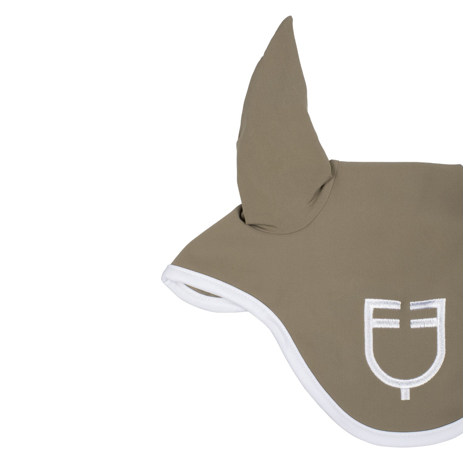 Equestro Cuffietta in Tessuto Tecnico Line Edition bianco