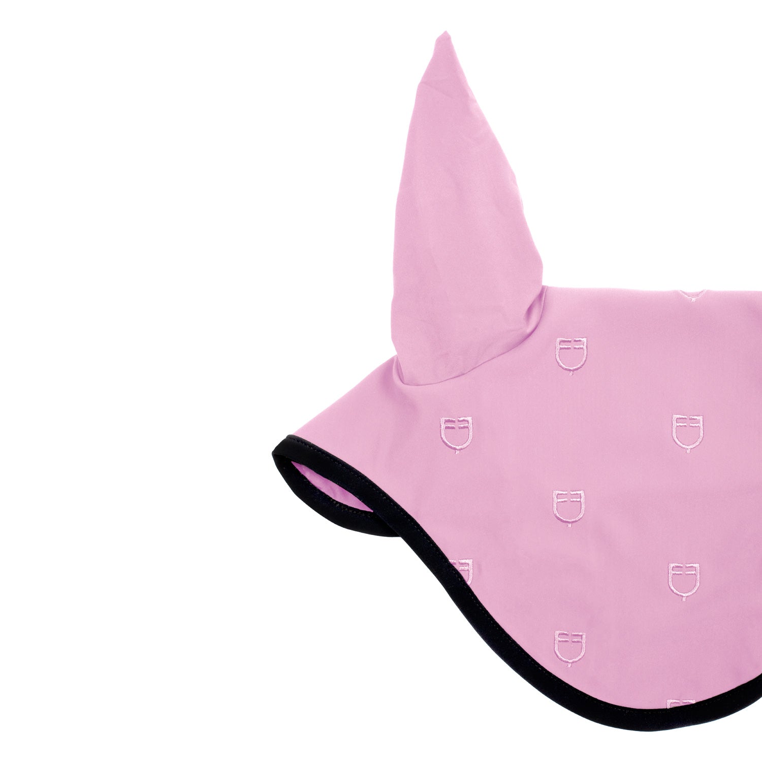 Equestro Cuffietta Multilogo in Tessuto Tecnico Line Edition nero
