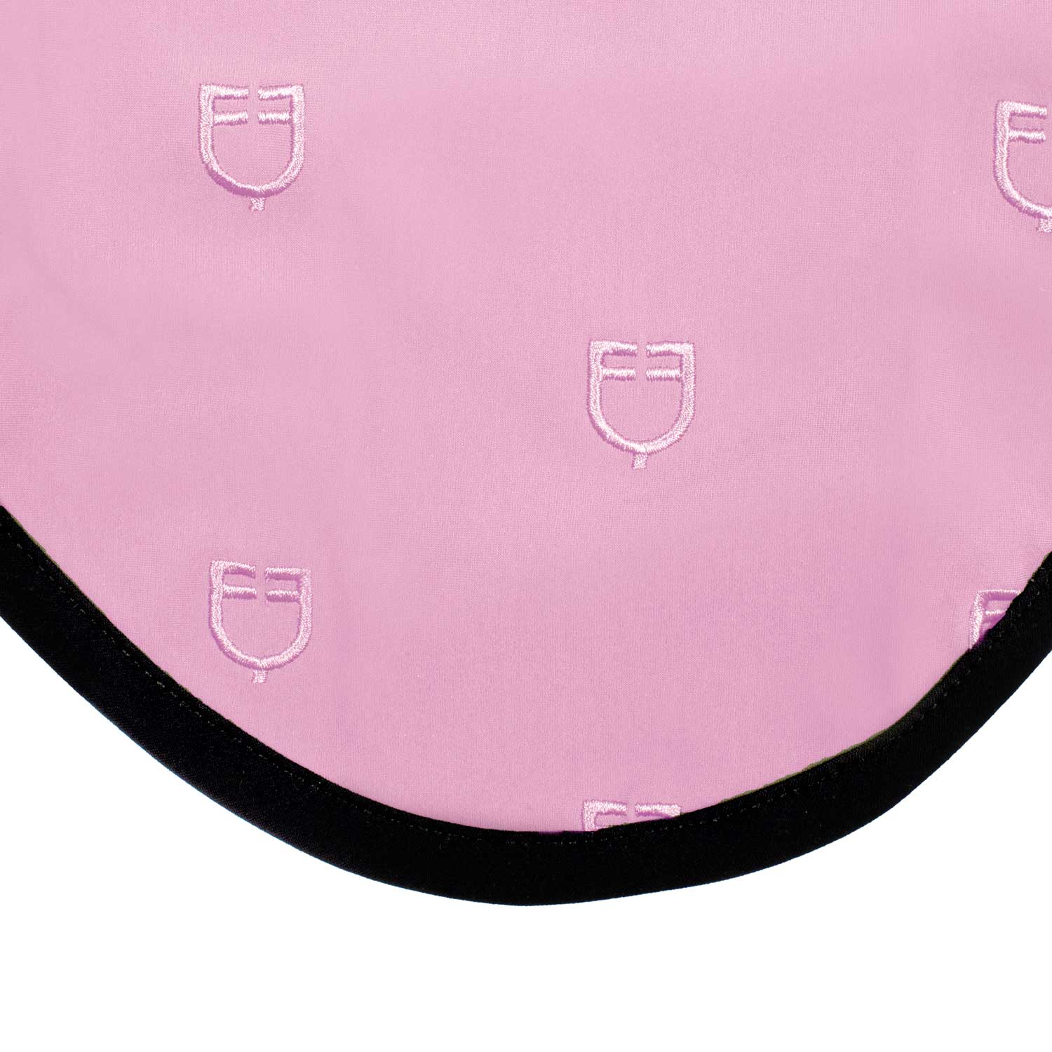 Equestro Cuffietta Multilogo in Tessuto Tecnico Line Edition nero