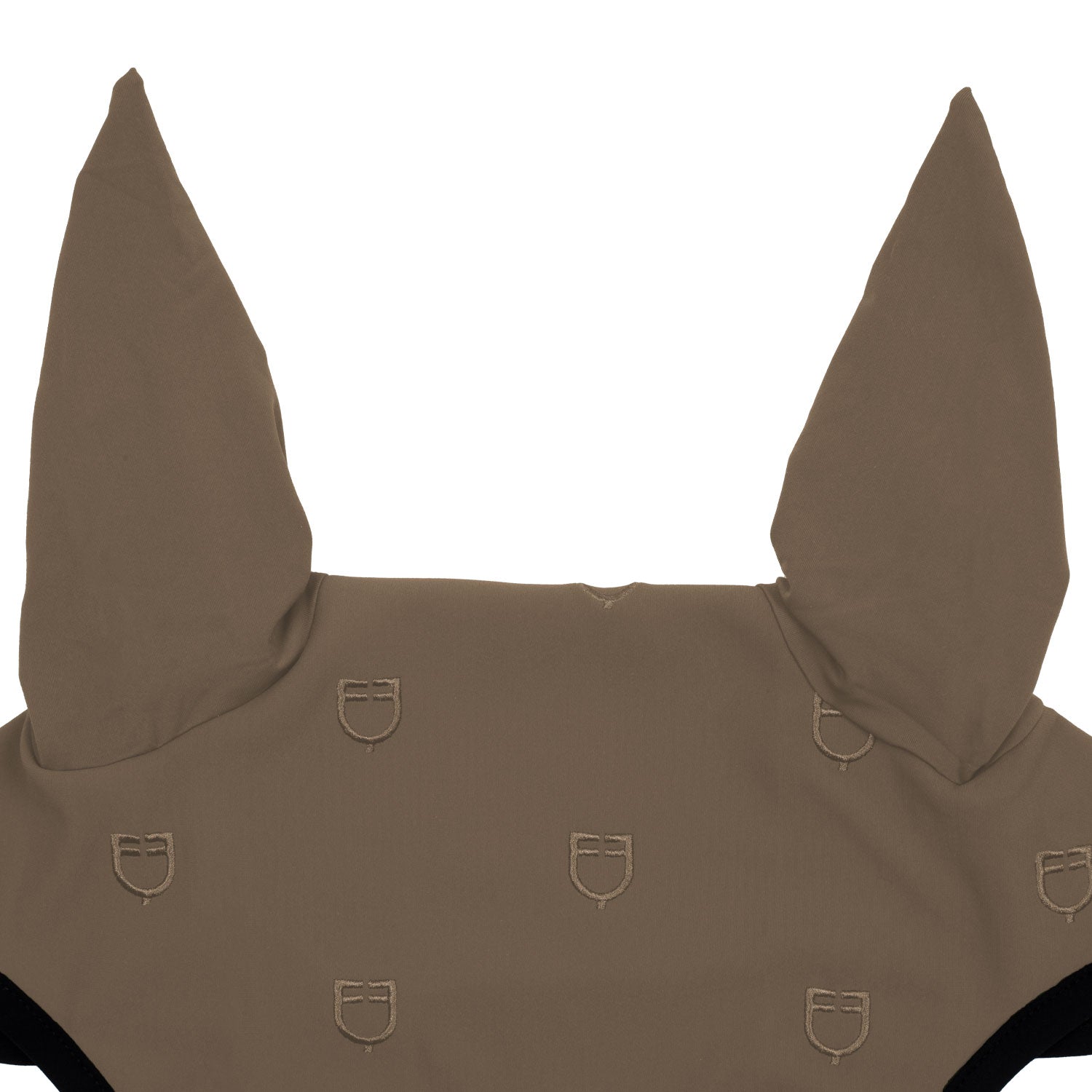 Equestro Cuffietta Multilogo in Tessuto Tecnico Line Edition nero