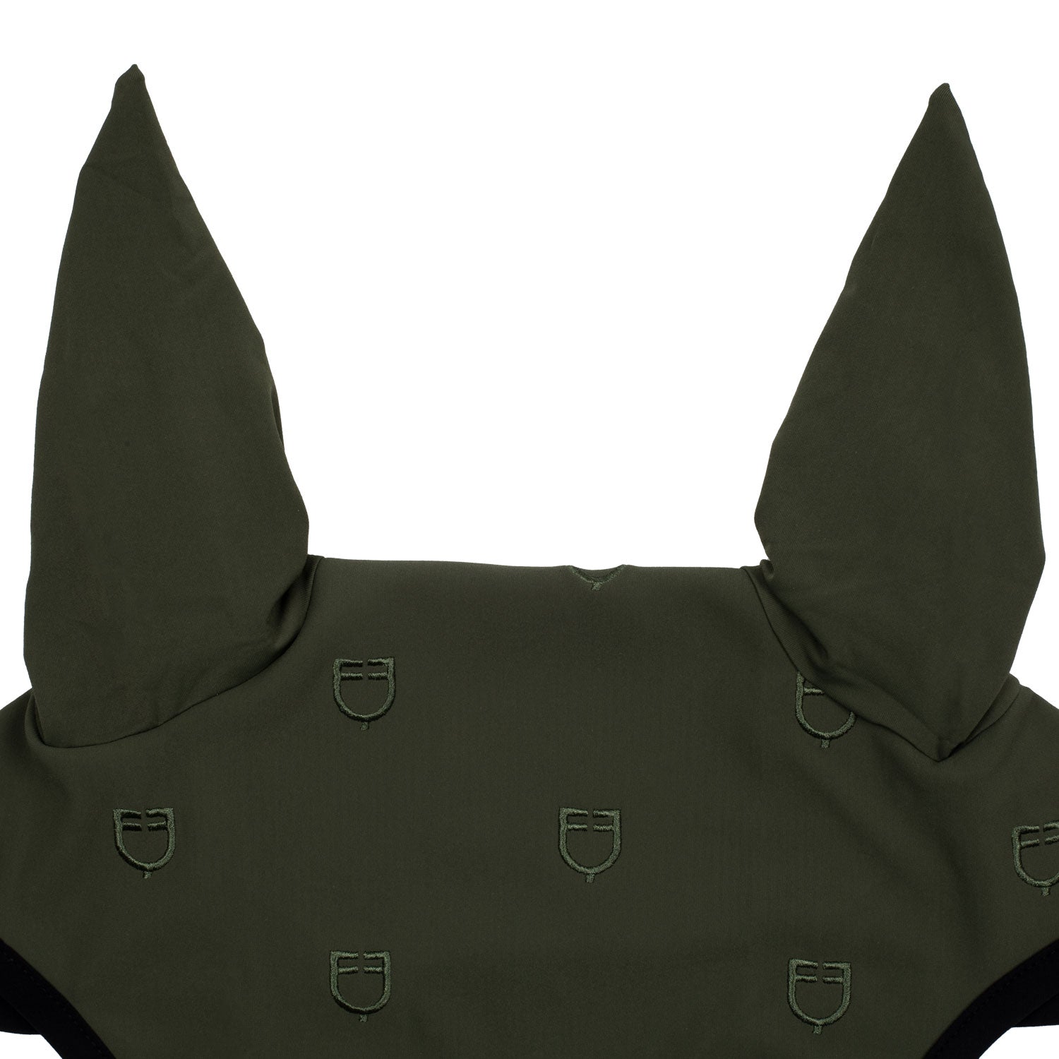Equestro Cuffietta Multilogo in Tessuto Tecnico Line Edition nero