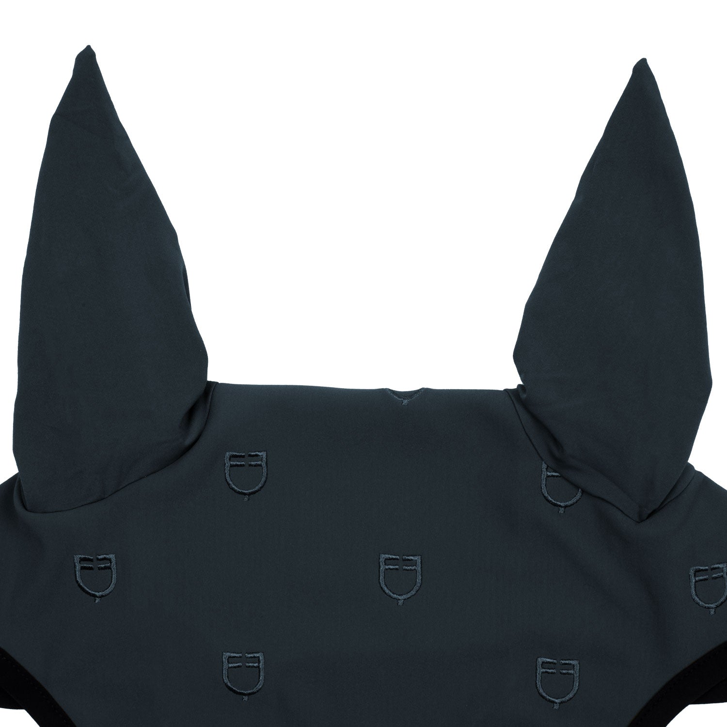 Equestro Cuffietta Multilogo in Tessuto Tecnico Line Edition nero