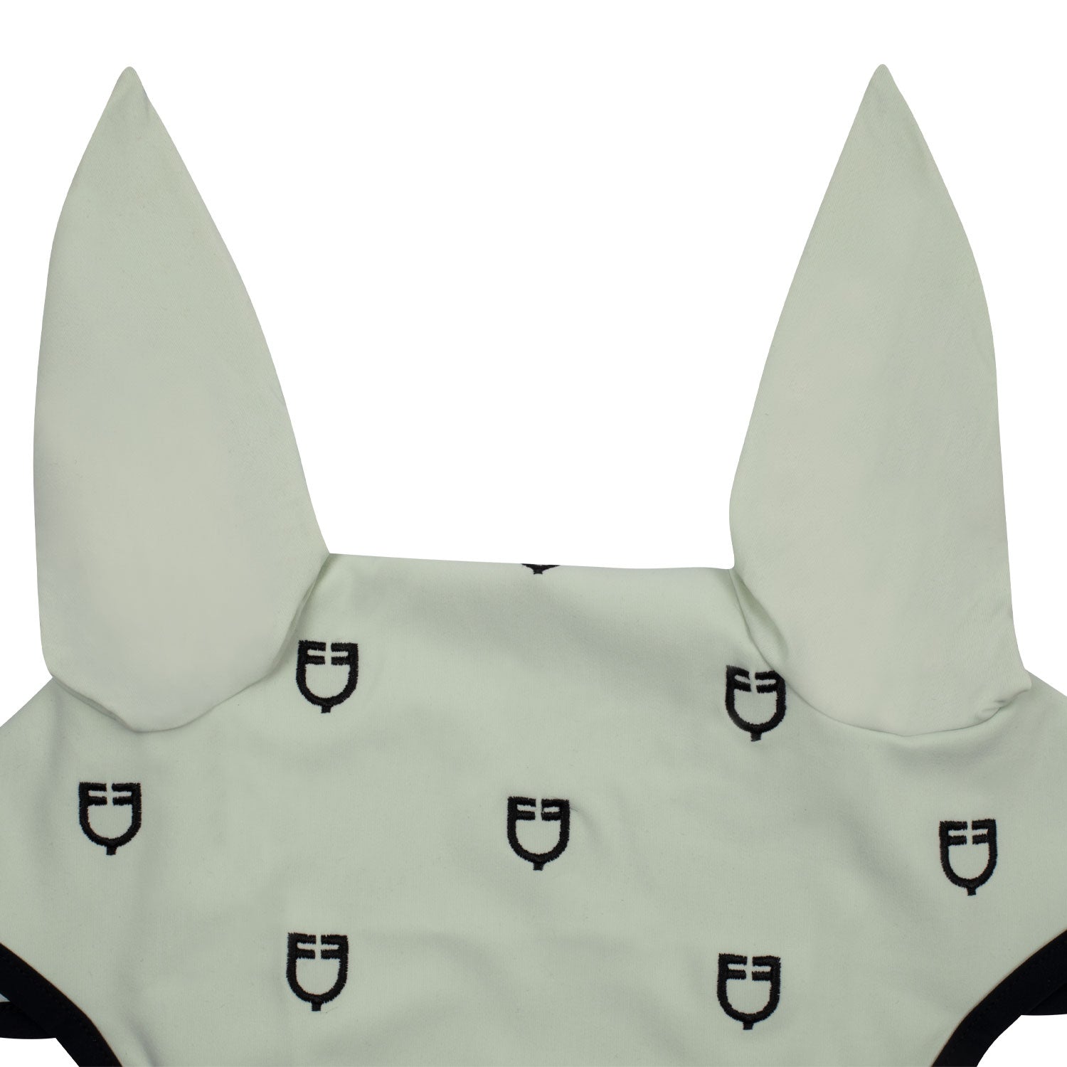 Equestro Cuffietta Multilogo in Tessuto Tecnico Line Edition nero