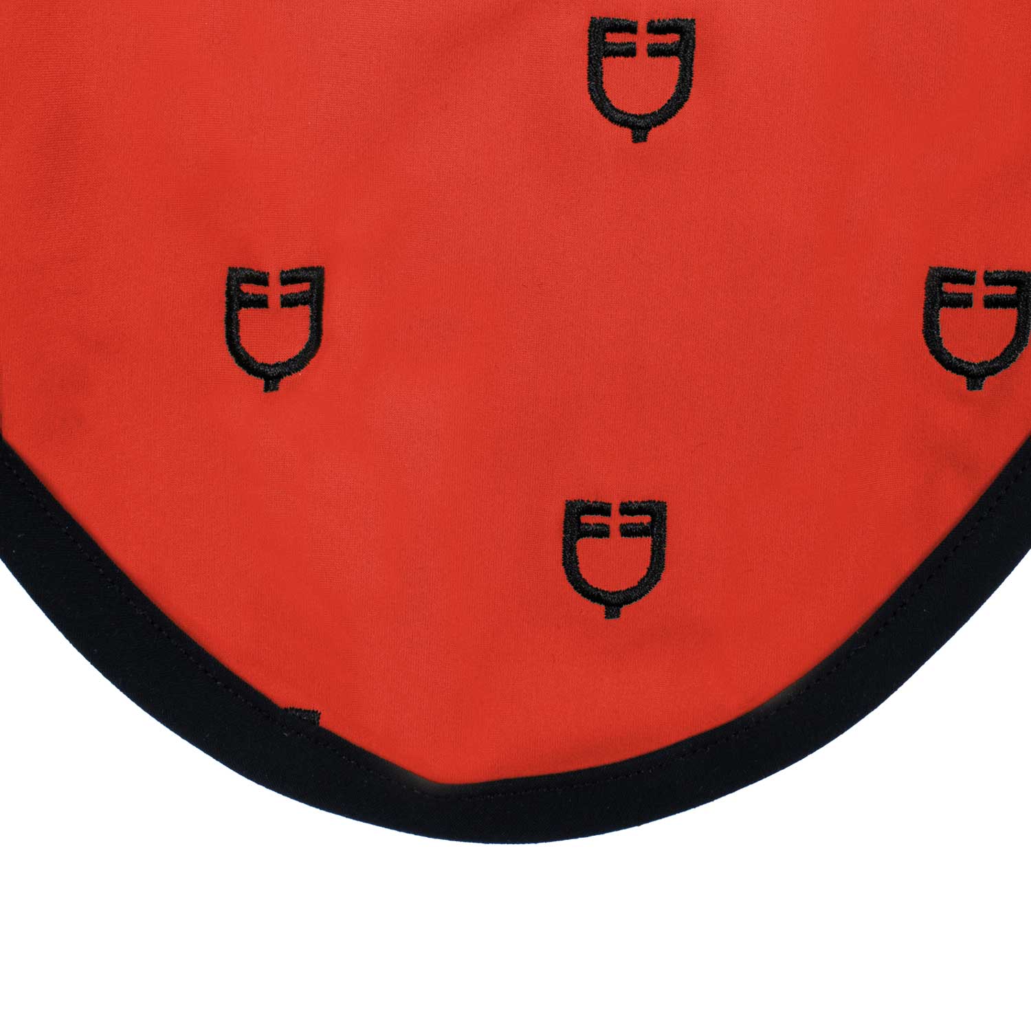 Equestro Cuffietta Multilogo in Tessuto Tecnico Line Edition nero