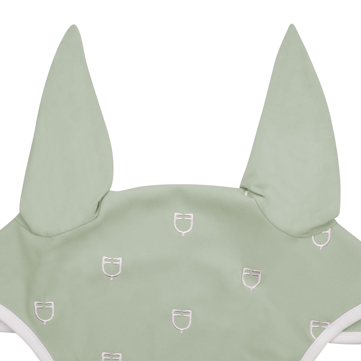 Equestro Cuffietta Multilogo in Tessuto Tecnico Line Edition bianco