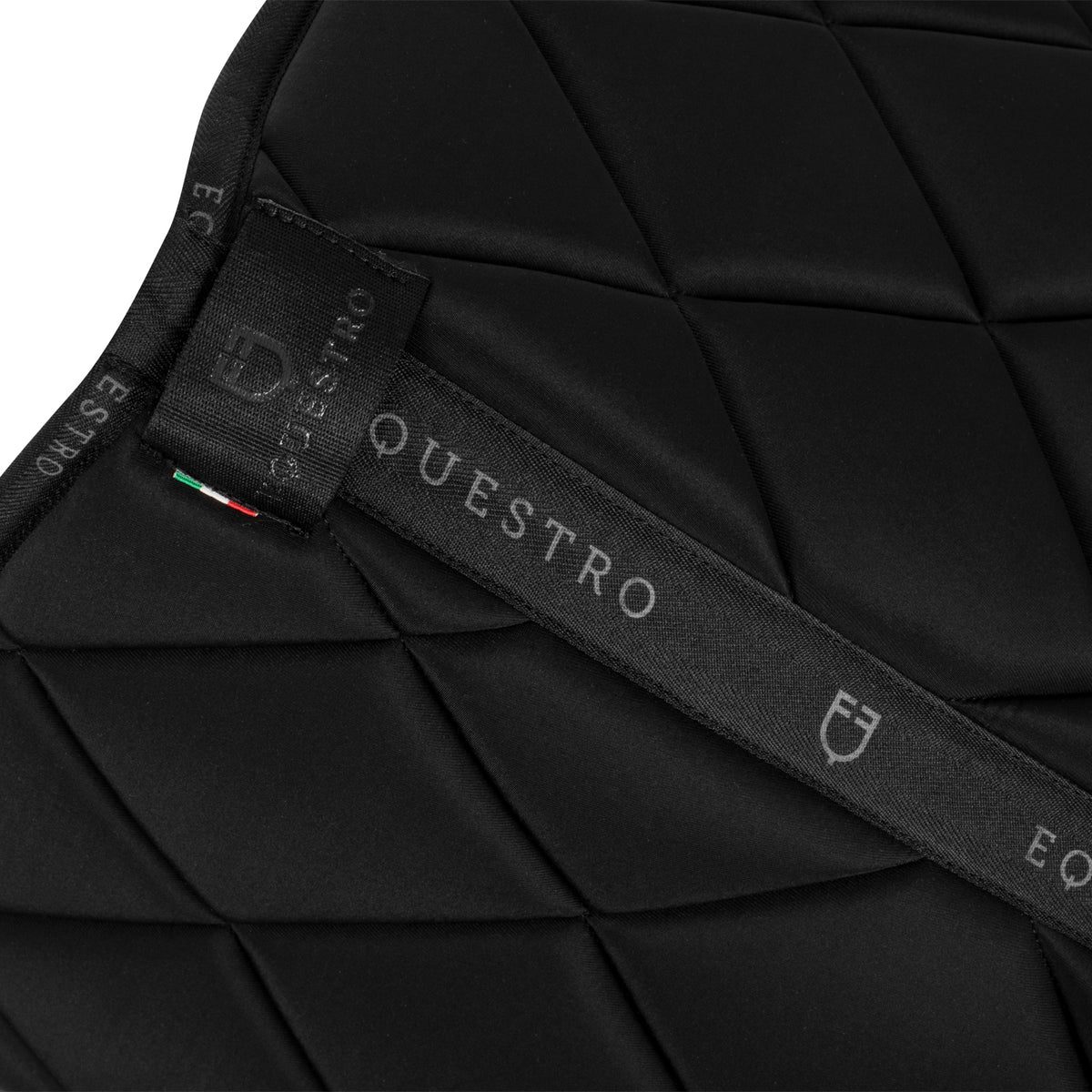 Equestro Sottosella da Dressage in Tessuto Tecnico Modello Gp Difetto di Cucitura Logo