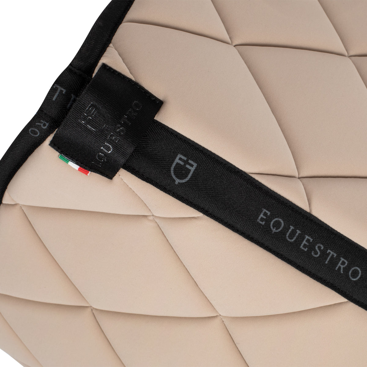 Equestro Sottosella da Dressage in Tessuto Tecnico Modello Gp Difetto di Cucitura Logo