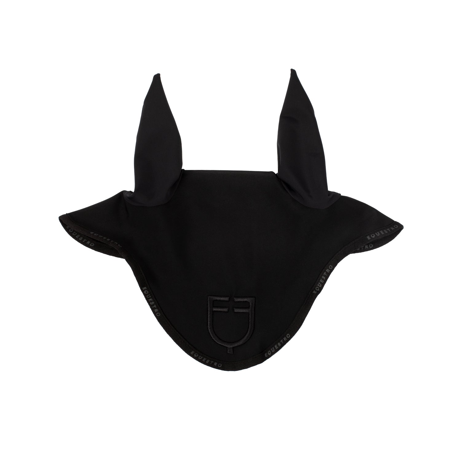 Equestro Cuffietta in Tessuto Tecnico con Logo per Cavallo