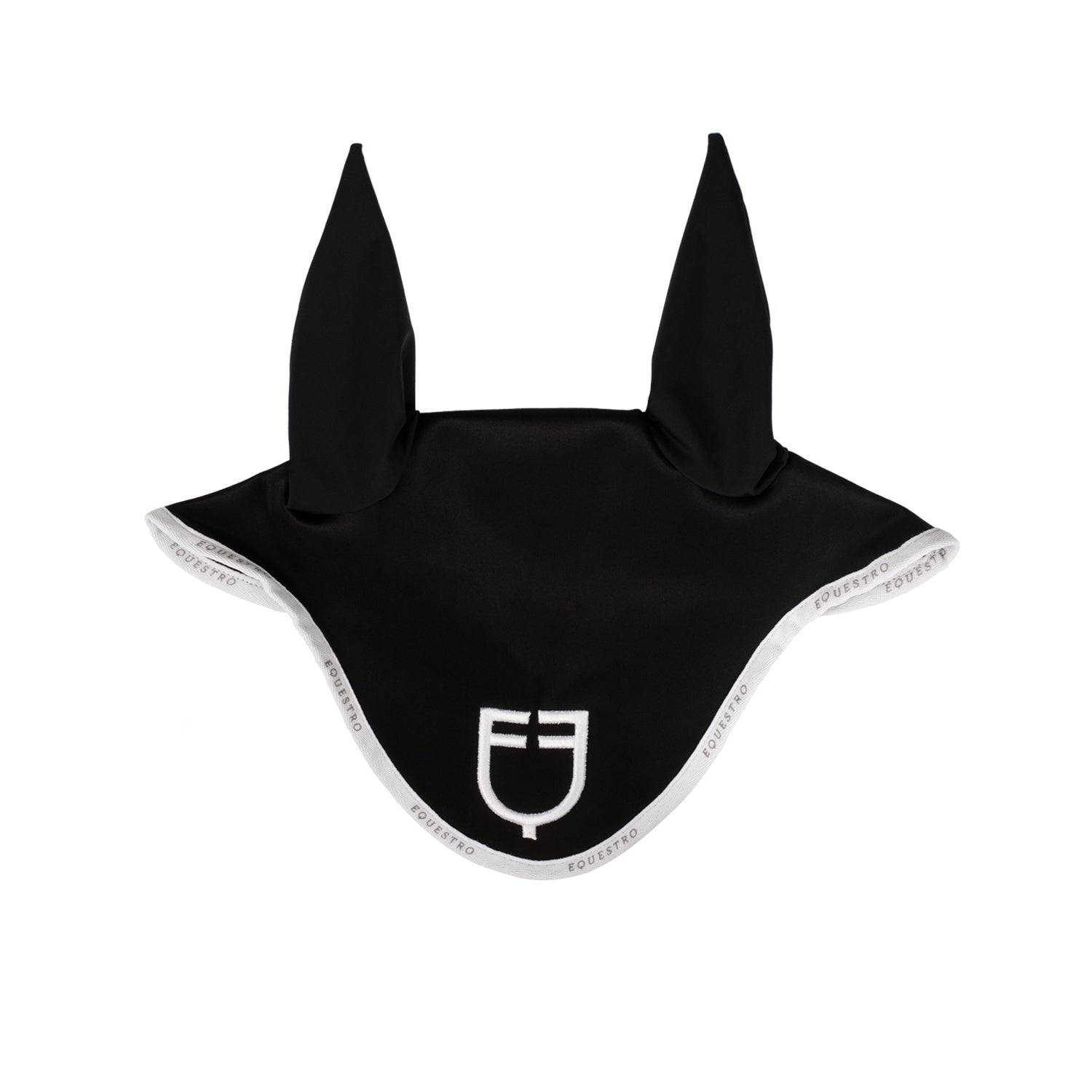 Equestro Cuffietta in Tessuto Tecnico con Logo per Cavallo