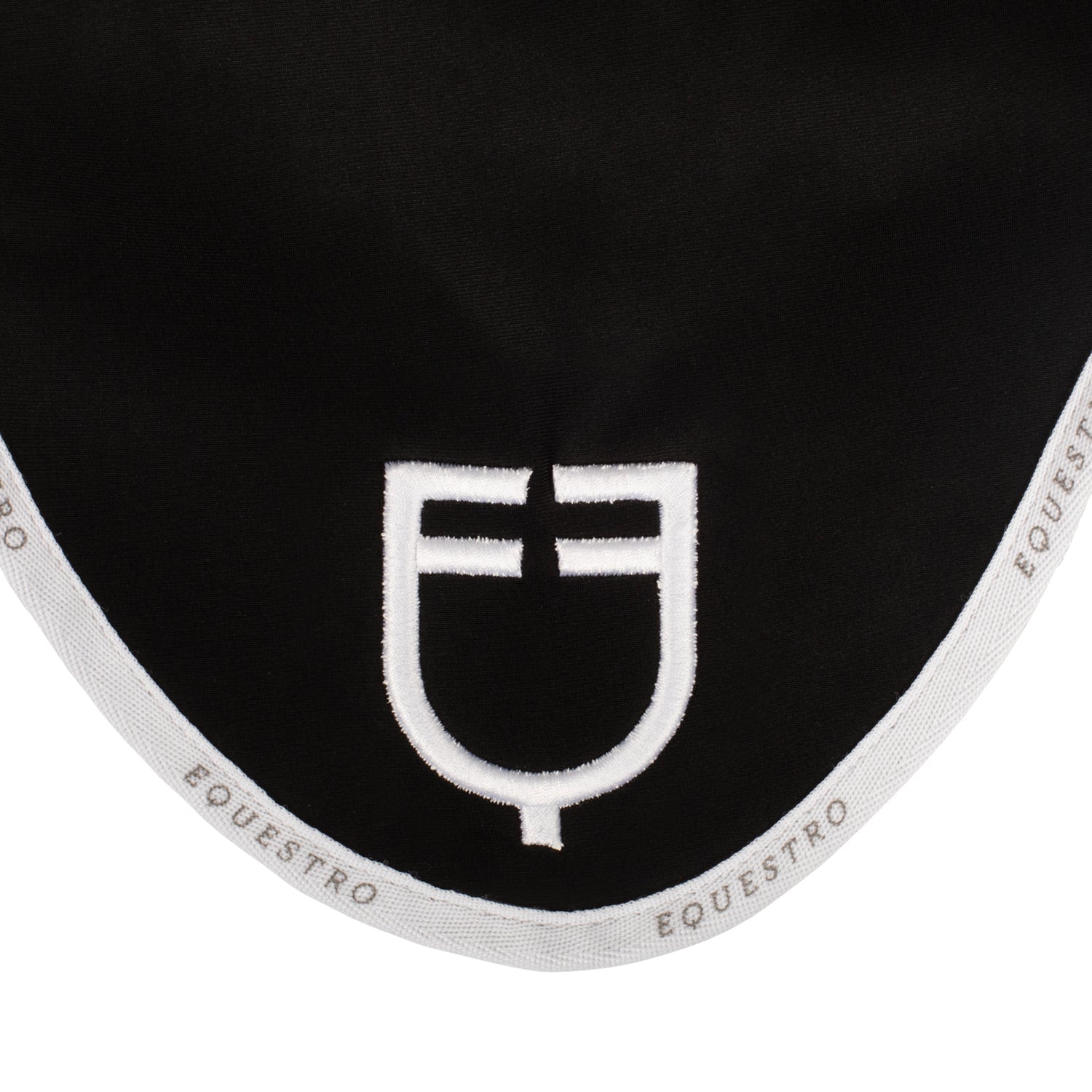 Equestro Cuffietta in Tessuto Tecnico con Logo per Cavallo