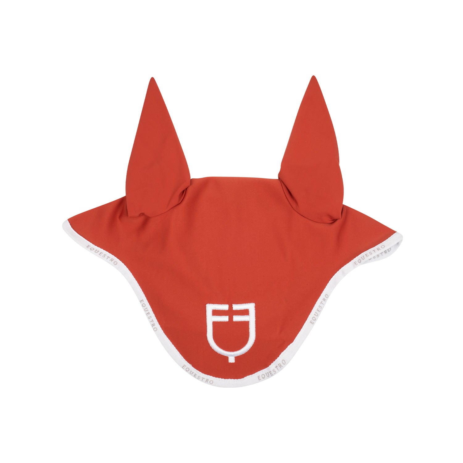 Equestro Cuffietta in Tessuto Tecnico con Logo per Cavallo