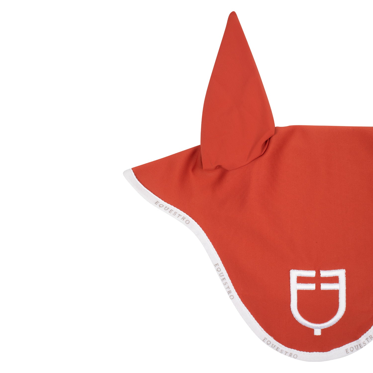 Equestro Cuffietta in Tessuto Tecnico con Logo per Cavallo