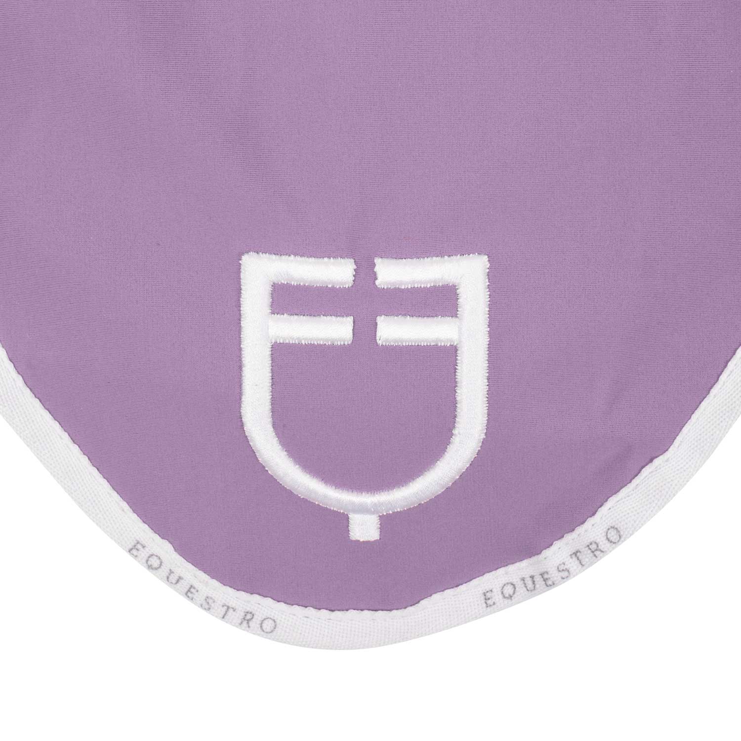 Equestro Cuffietta in Tessuto Tecnico con Logo per Cavallo