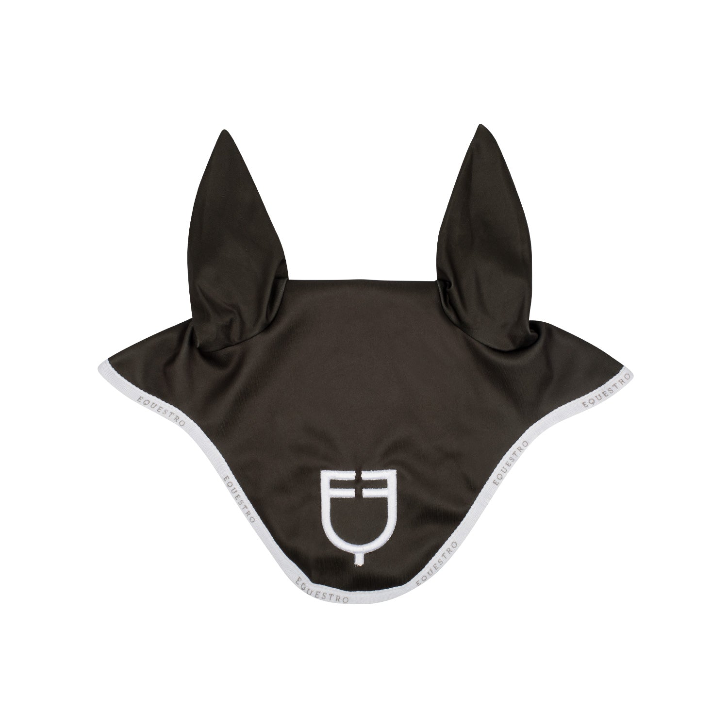 Equestro Cuffietta in Tessuto Tecnico con Logo per Cavallo