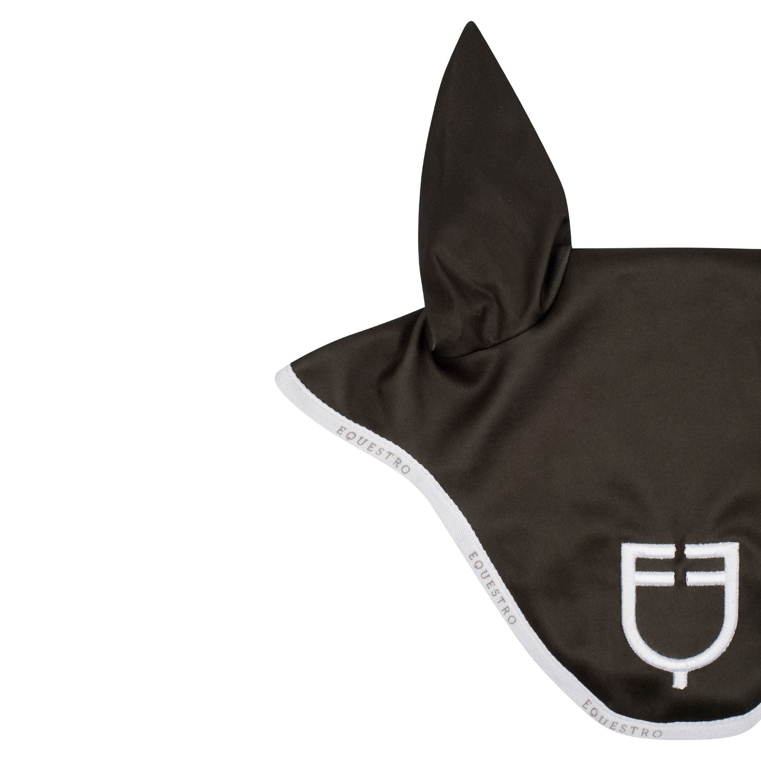 Equestro Cuffietta in Tessuto Tecnico con Logo per Cavallo
