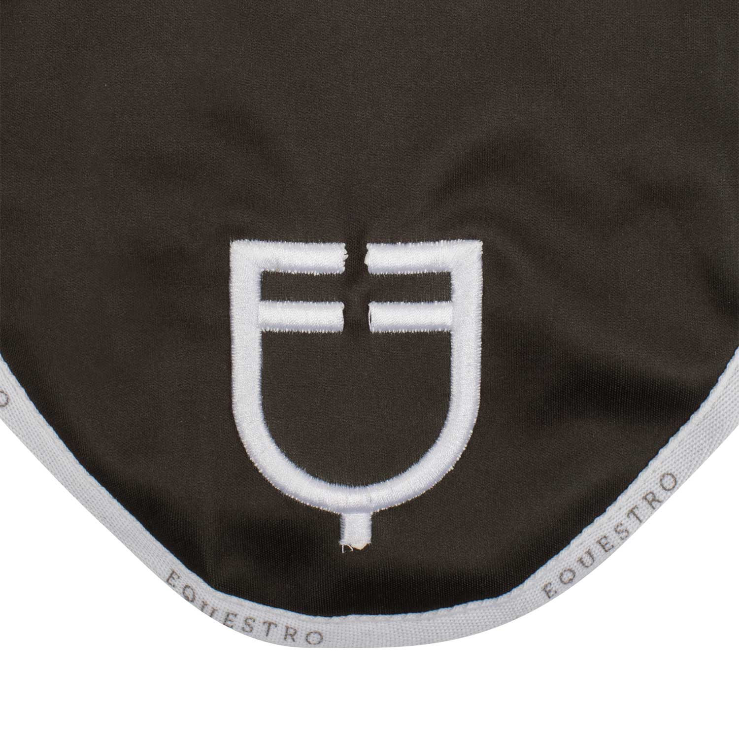 Equestro Cuffietta in Tessuto Tecnico con Logo per Cavallo