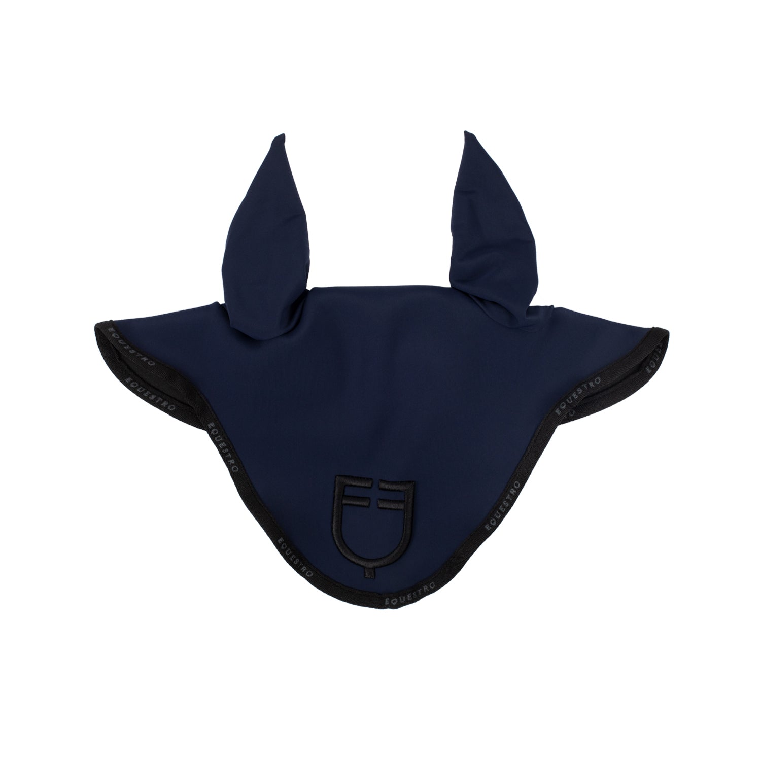 Equestro Cuffietta in Tessuto Tecnico con Logo per Cavallo