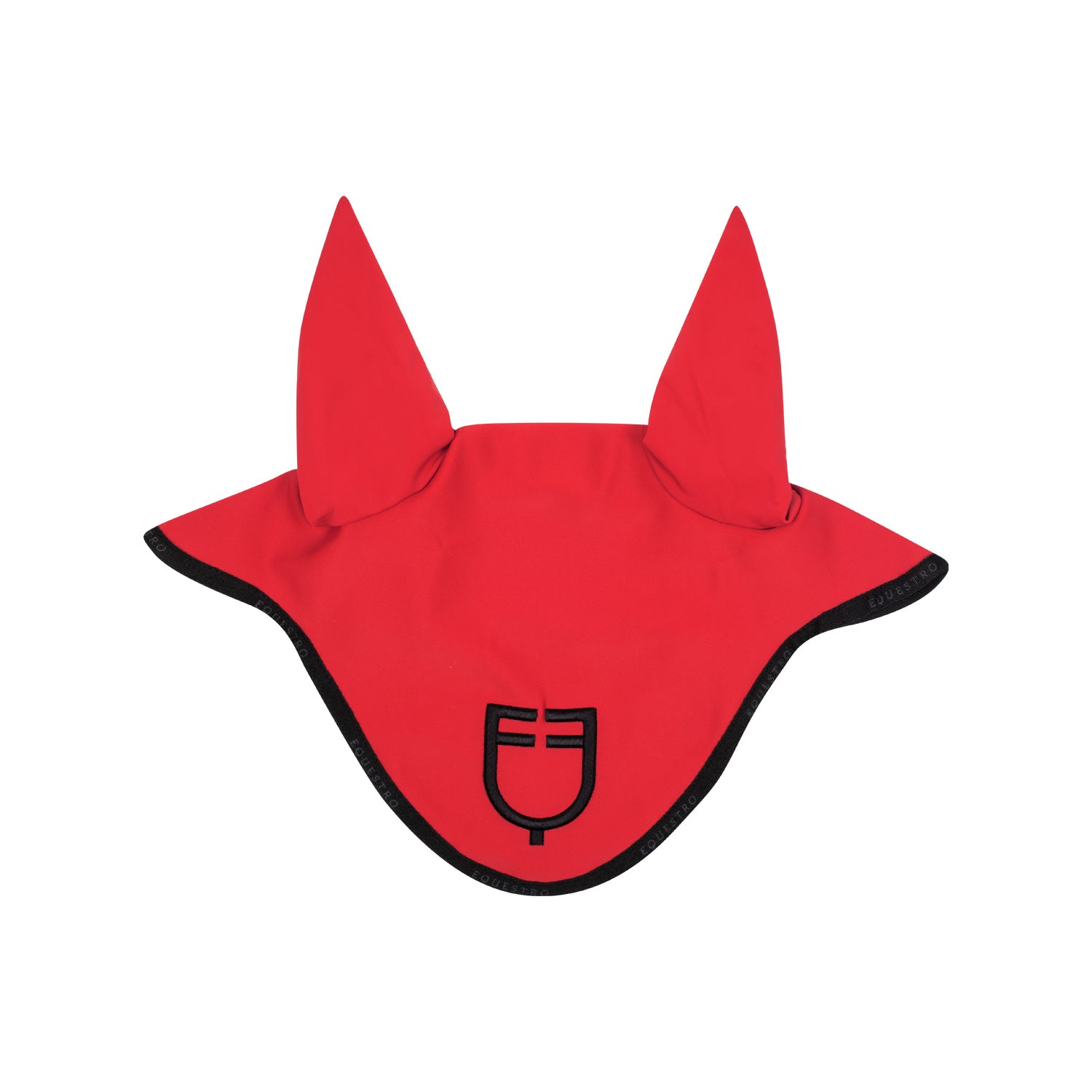 Equestro Cuffietta in Tessuto Tecnico con Logo per Cavallo