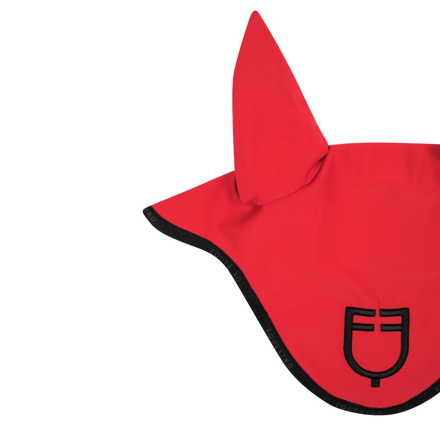 Equestro Cuffietta in Tessuto Tecnico con Logo per Cavallo