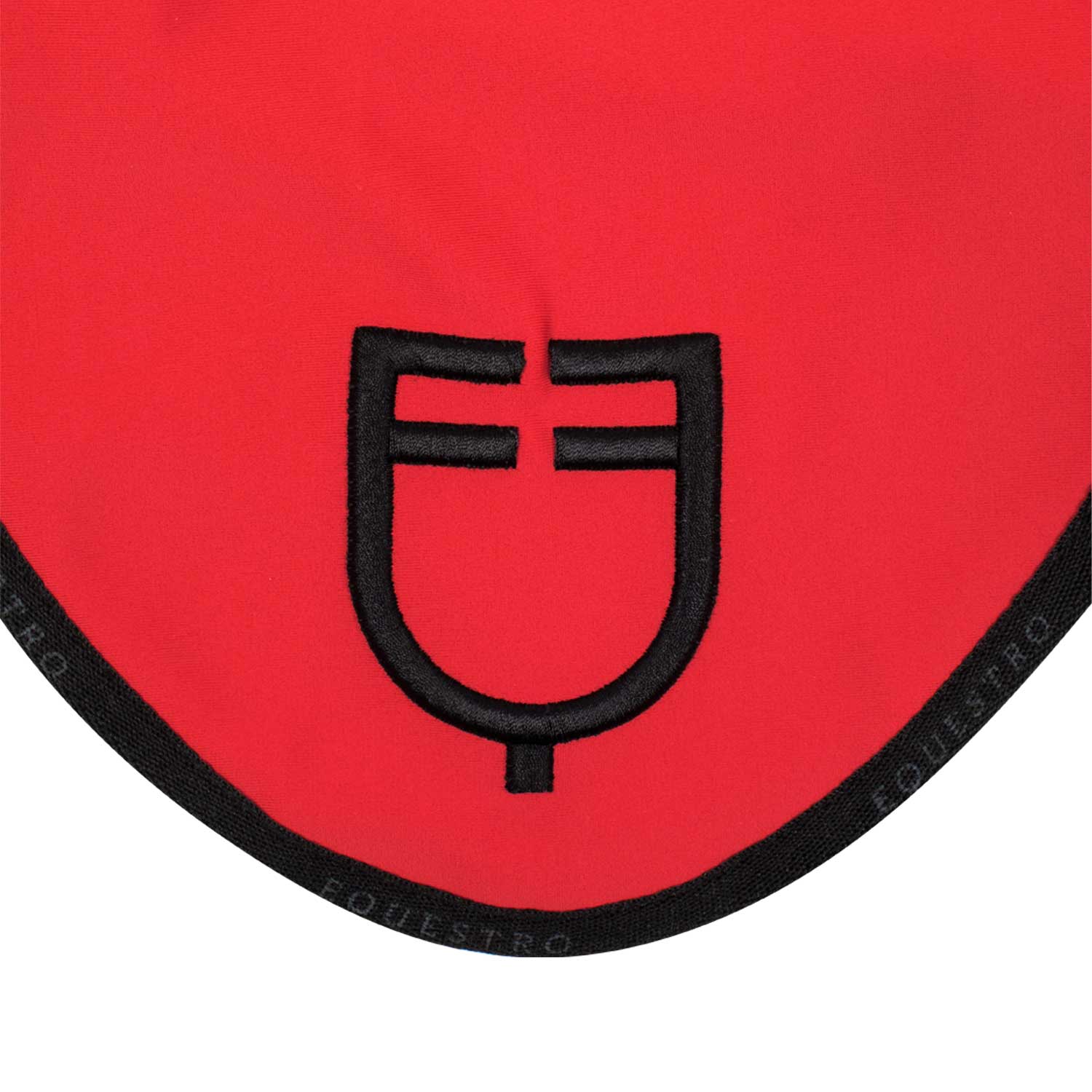 Equestro Cuffietta in Tessuto Tecnico con Logo per Cavallo