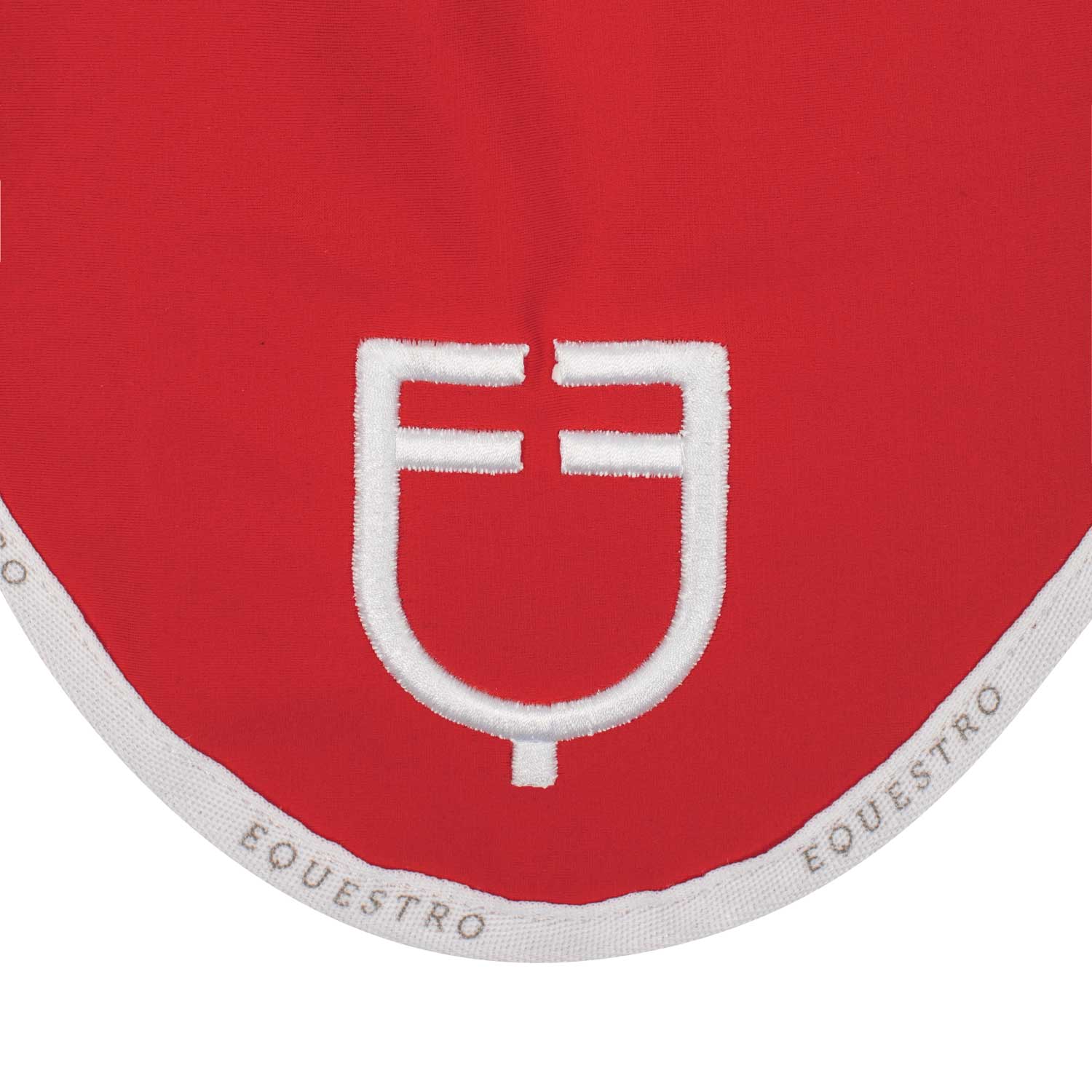 Equestro Cuffietta in Tessuto Tecnico con Logo per Cavallo