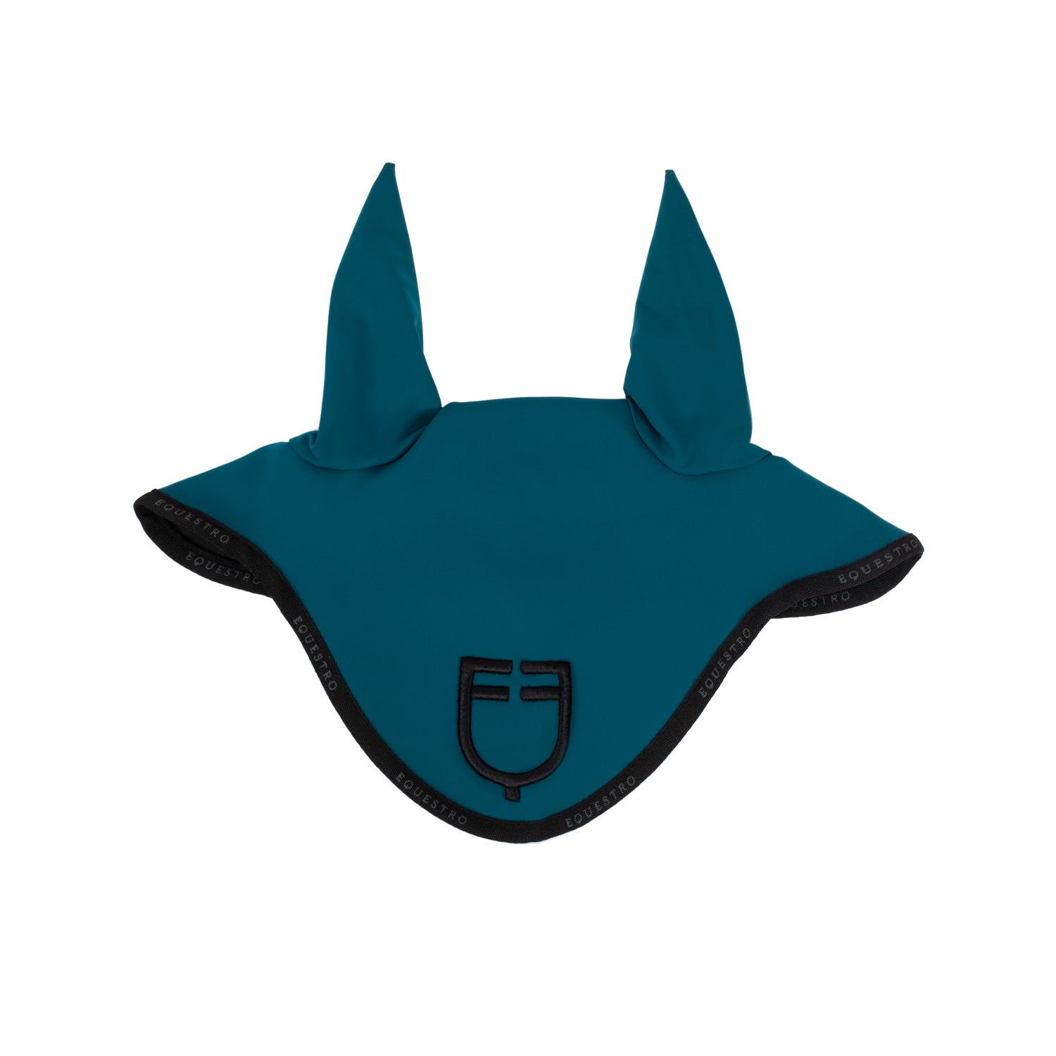 Equestro Cuffietta in Tessuto Tecnico con Logo per Cavallo