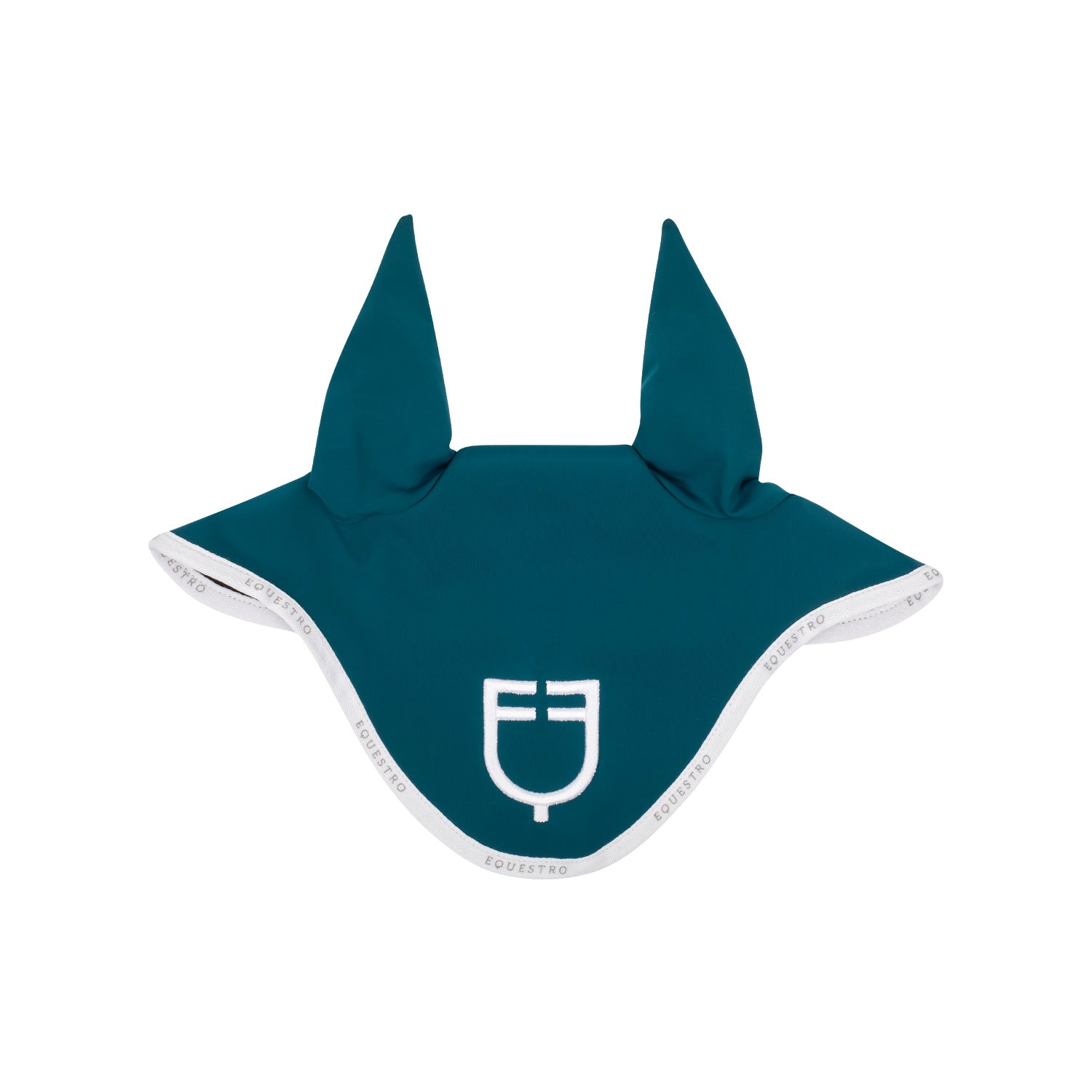 Equestro Cuffietta in Tessuto Tecnico con Logo per Cavallo