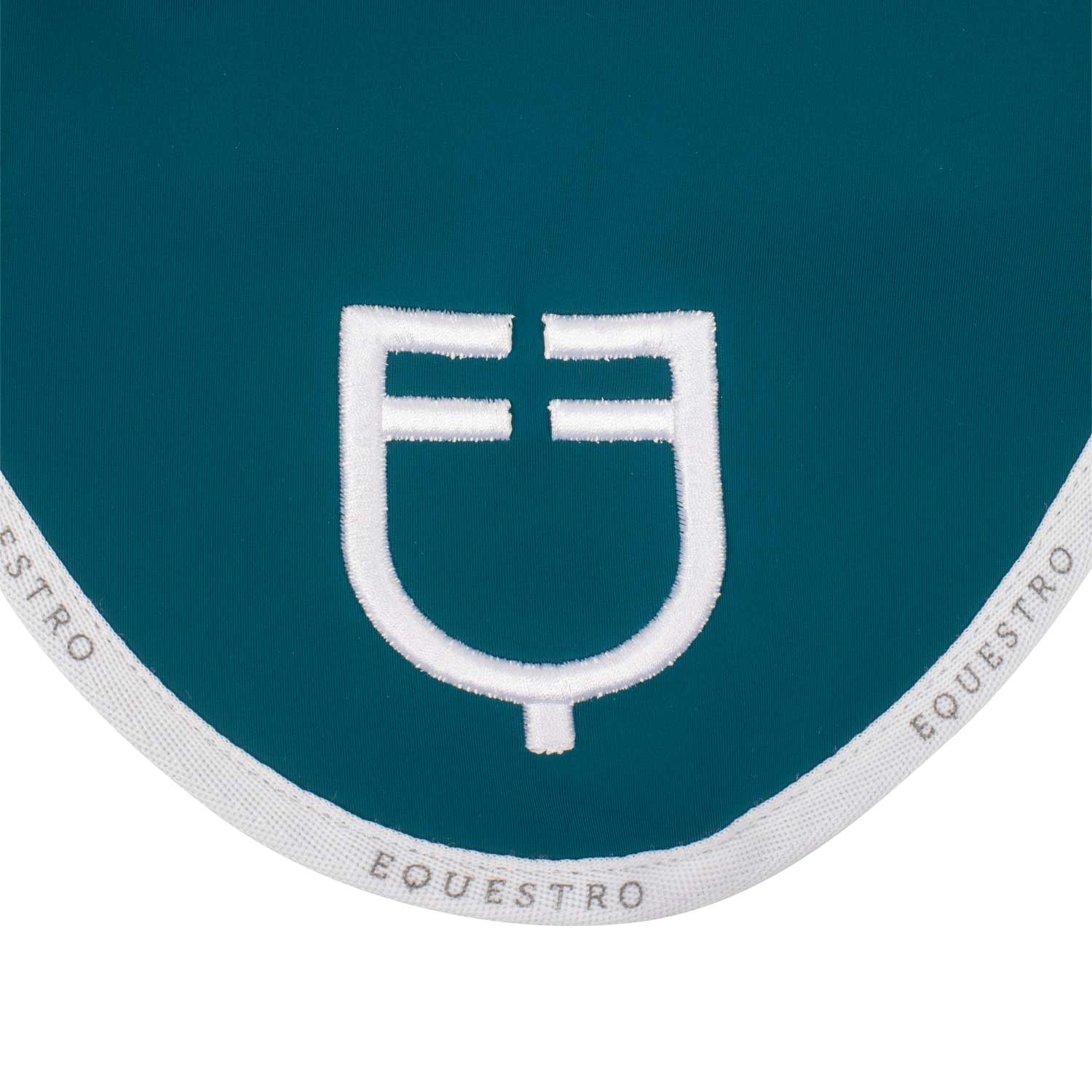 Equestro Cuffietta in Tessuto Tecnico con Logo per Cavallo
