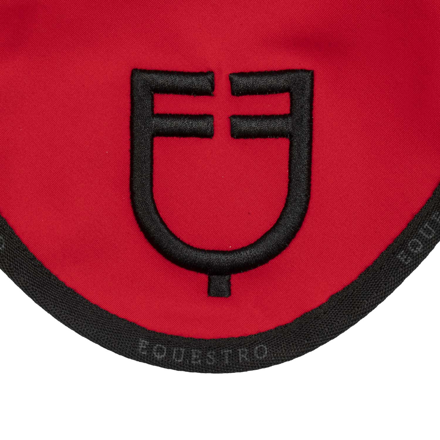 Equestro Cuffietta in Tessuto Tecnico con Logo per Cavallo