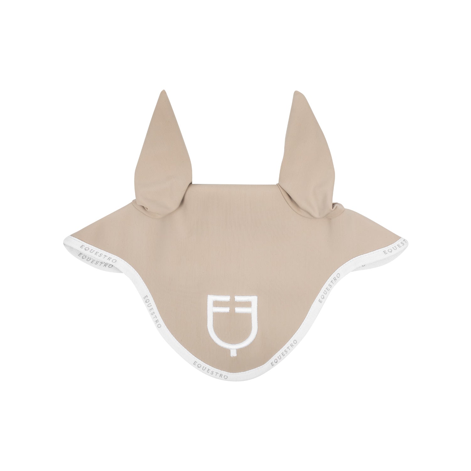 Equestro Cuffietta in Tessuto Tecnico con Logo per Cavallo