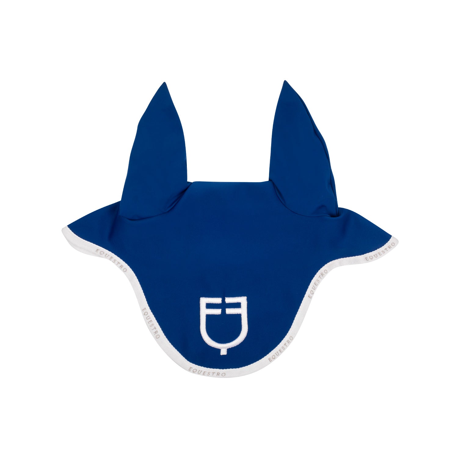 Equestro Cuffietta in Tessuto Tecnico con Logo per Cavallo