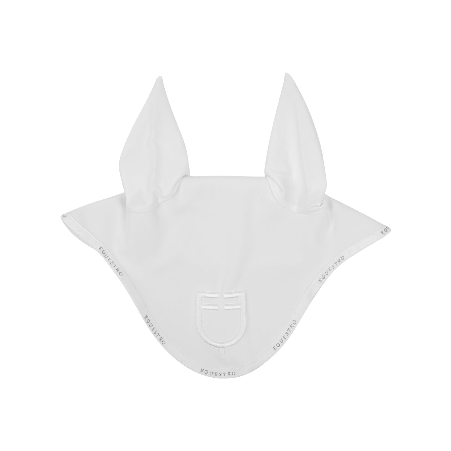 Equestro Cuffietta in Tessuto Tecnico con Logo per Cavallo