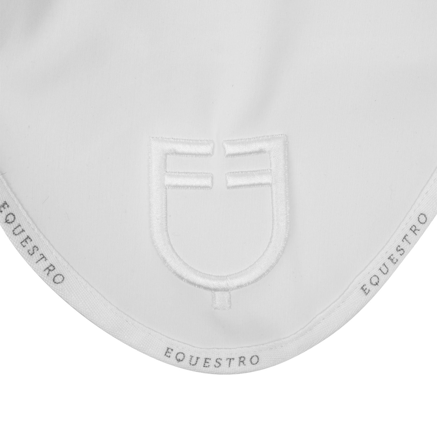 Equestro Cuffietta in Tessuto Tecnico con Logo per Cavallo