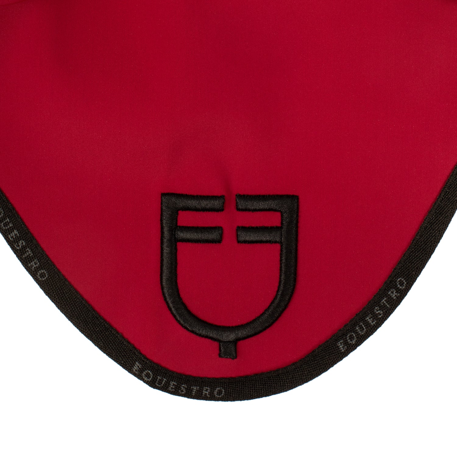 Equestro Cuffietta in Tessuto Tecnico con Logo per Cavallo