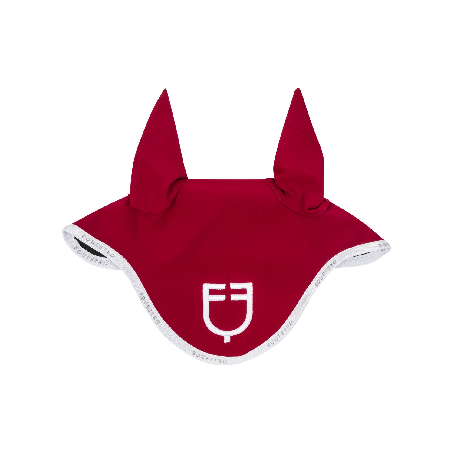 Equestro Cuffietta in Tessuto Tecnico con Logo per Cavallo
