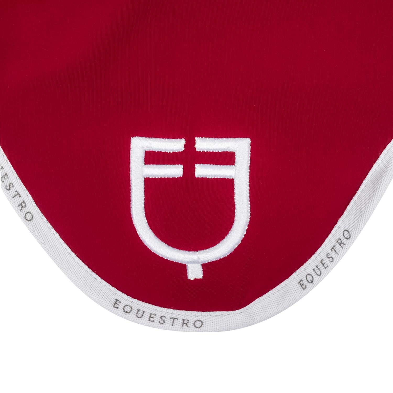 Equestro Cuffietta in Tessuto Tecnico con Logo per Cavallo