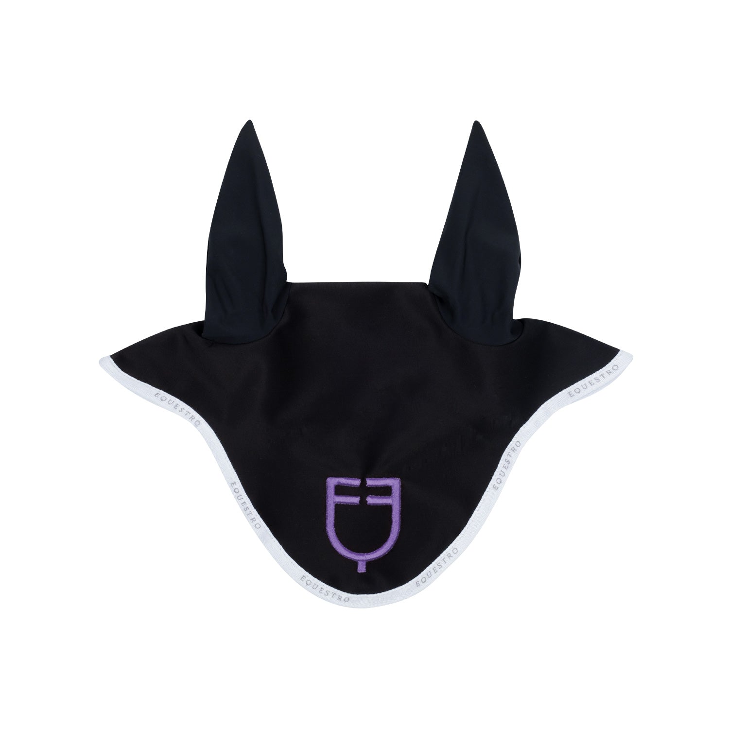 Equestro Cuffietta in Tessuto Tecnico con Logo Multicolor per Cavallo