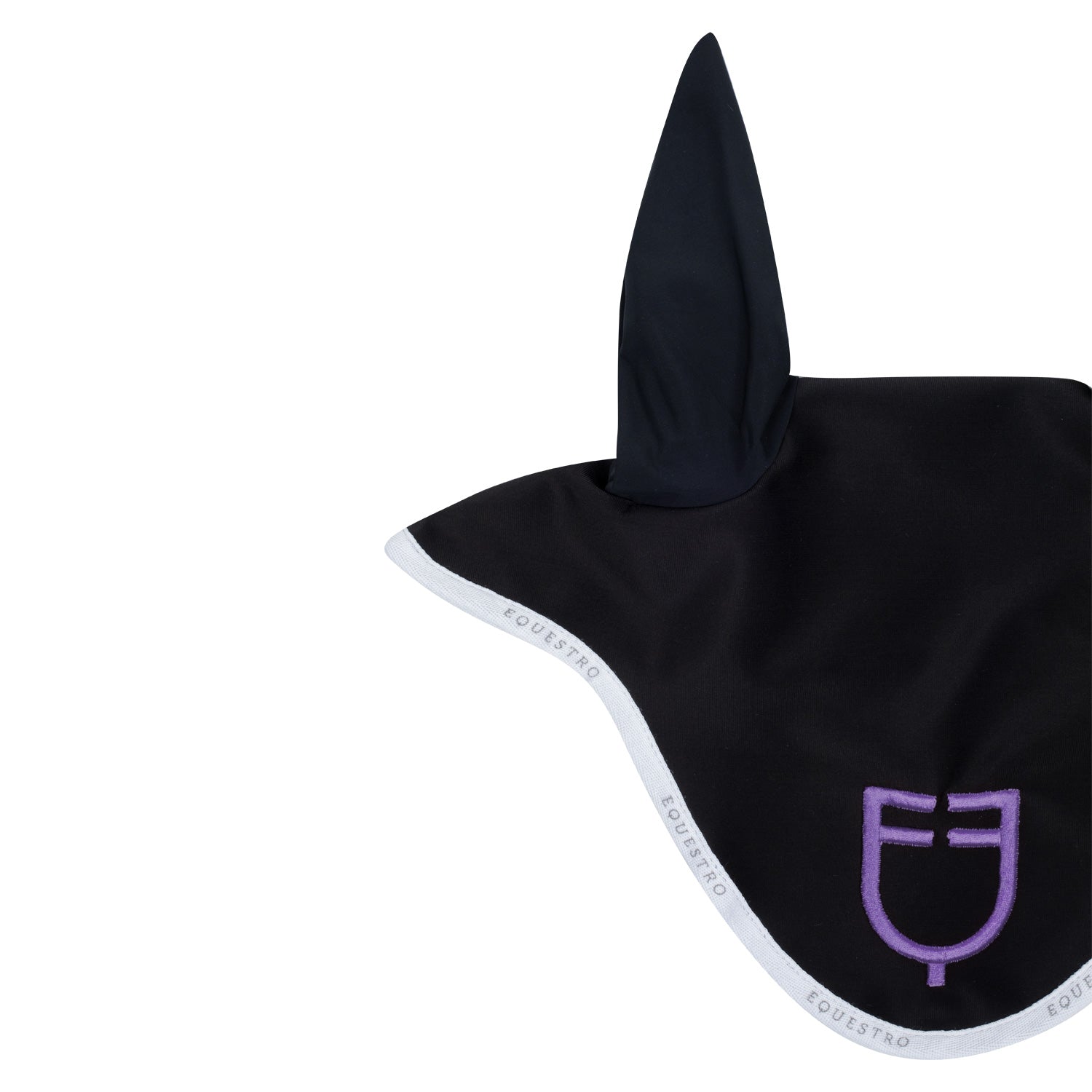 Equestro Cuffietta in Tessuto Tecnico con Logo Multicolor per Cavallo