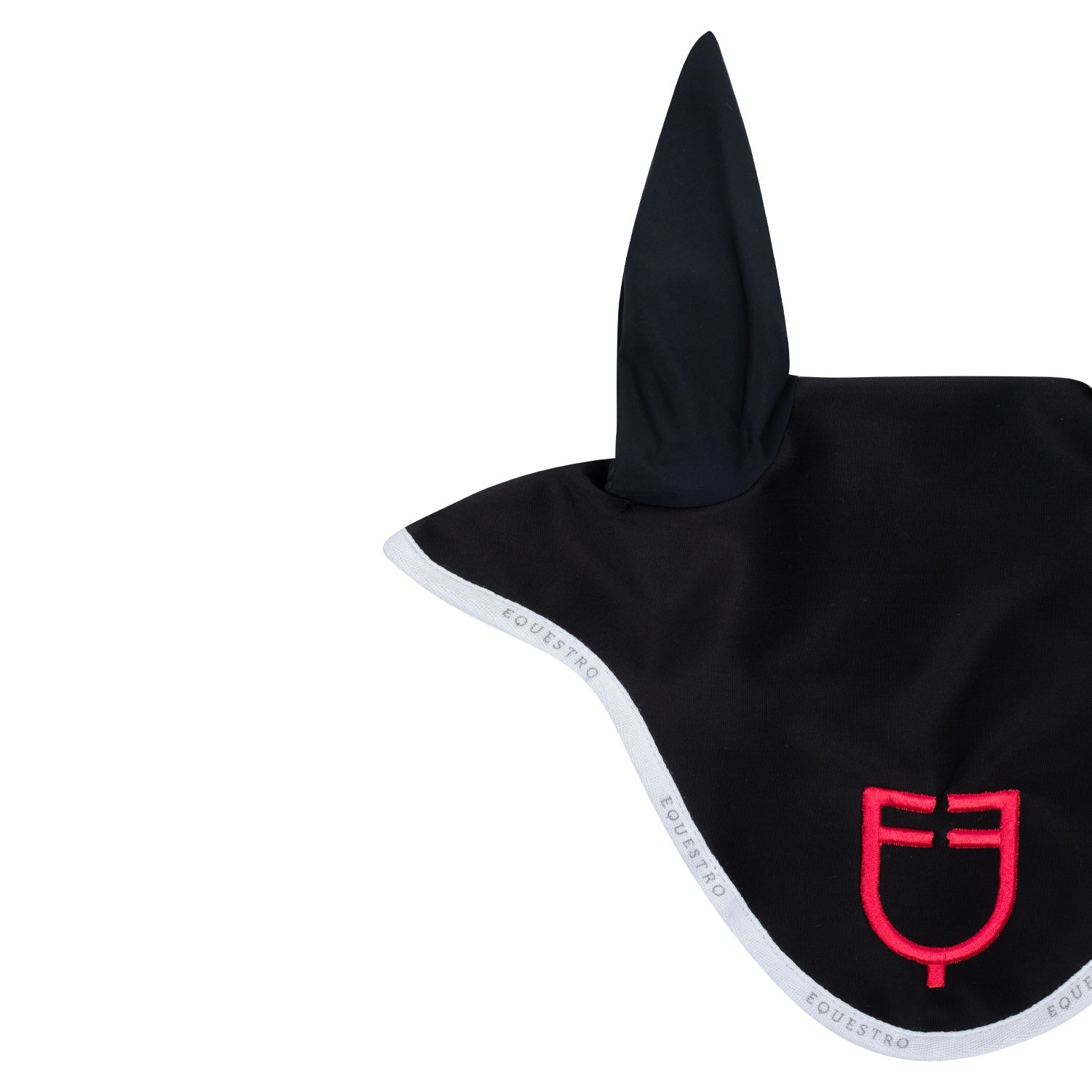 Equestro Cuffietta in Tessuto Tecnico con Logo Multicolor per Cavallo