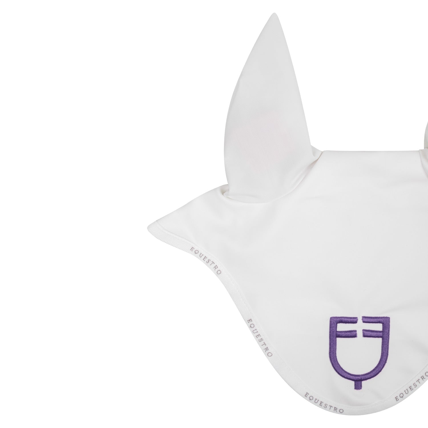 Equestro Cuffietta in Tessuto Tecnico con Logo Multicolor per Cavallo