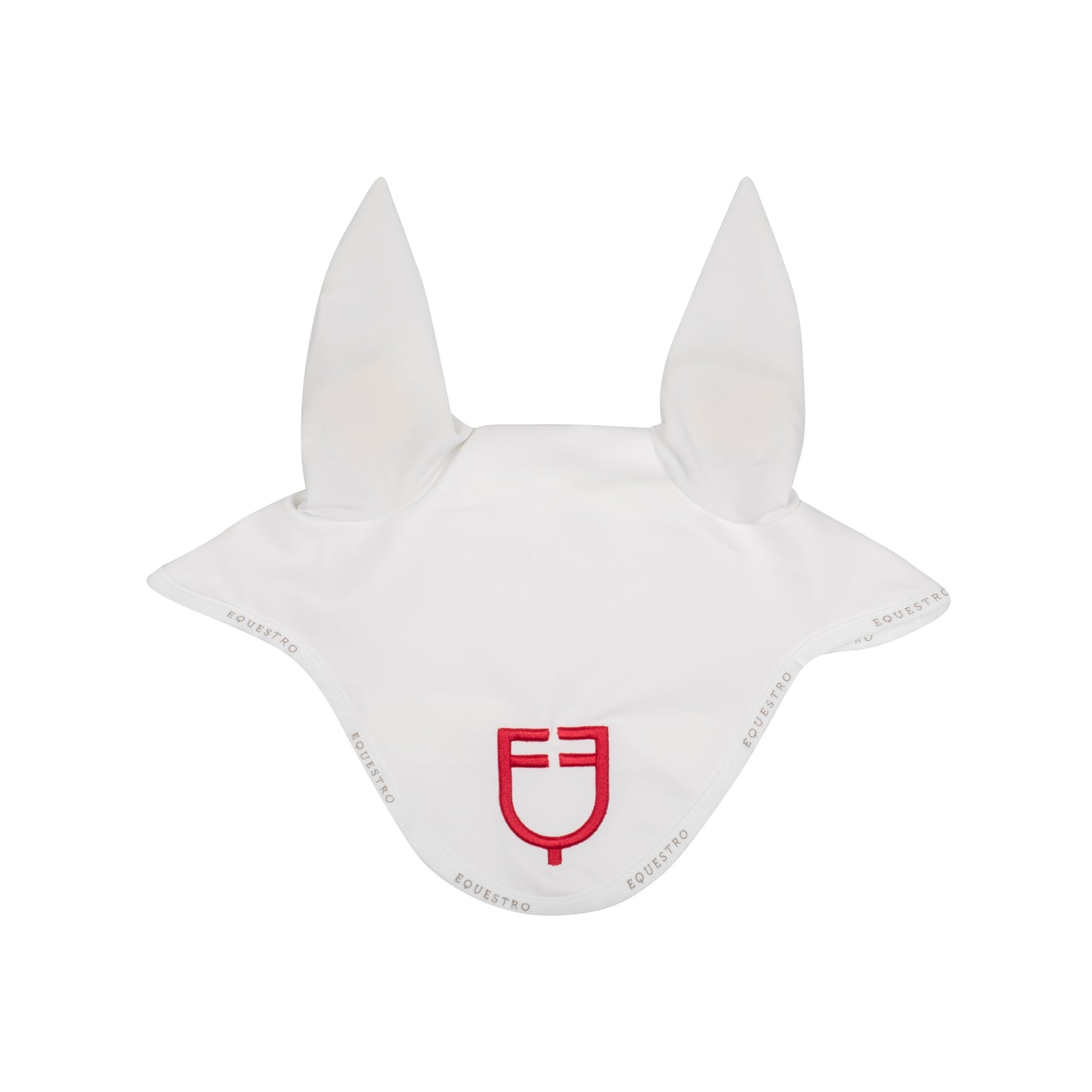 Equestro Cuffietta in Tessuto Tecnico con Logo Multicolor per Cavallo