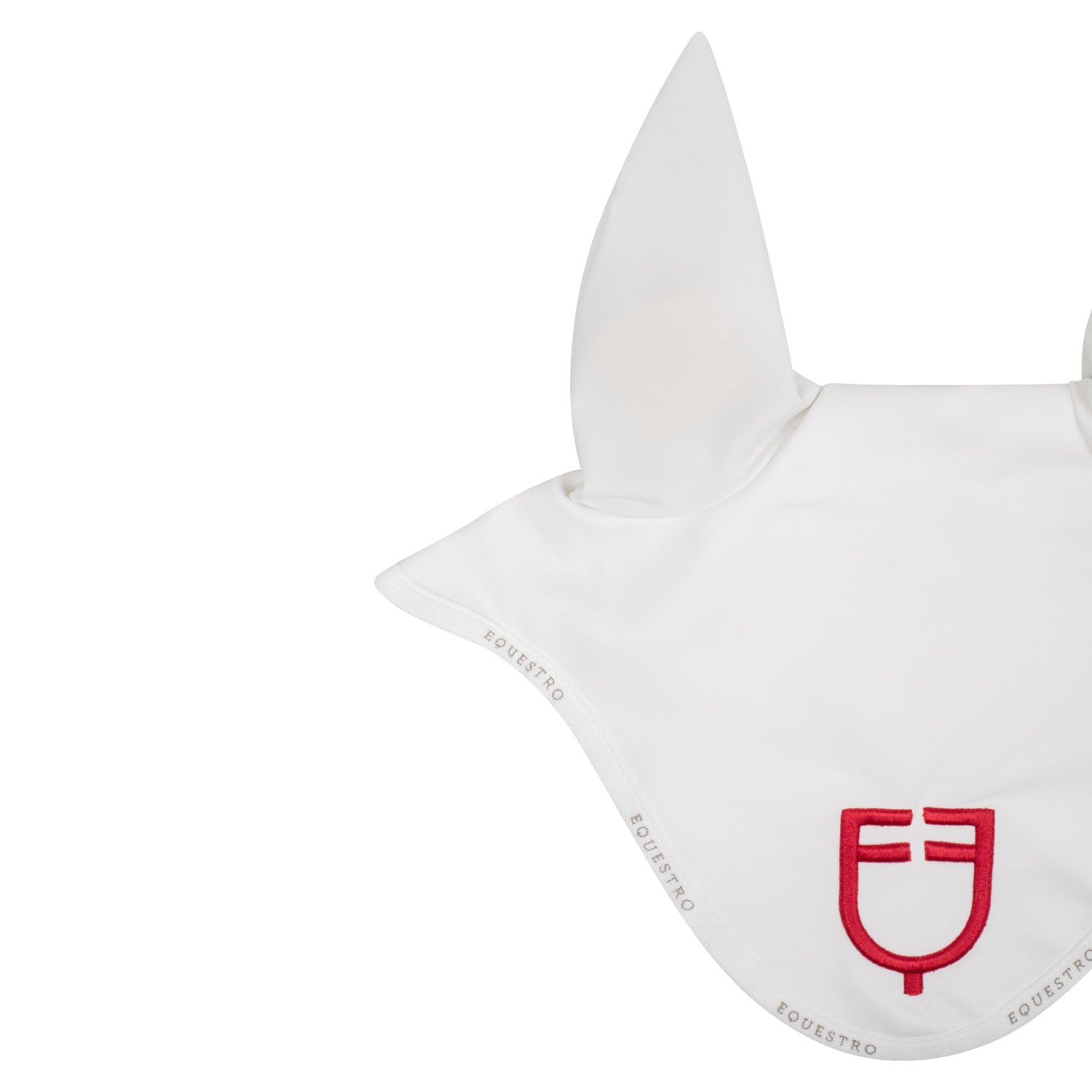 Equestro Cuffietta in Tessuto Tecnico con Logo Multicolor per Cavallo