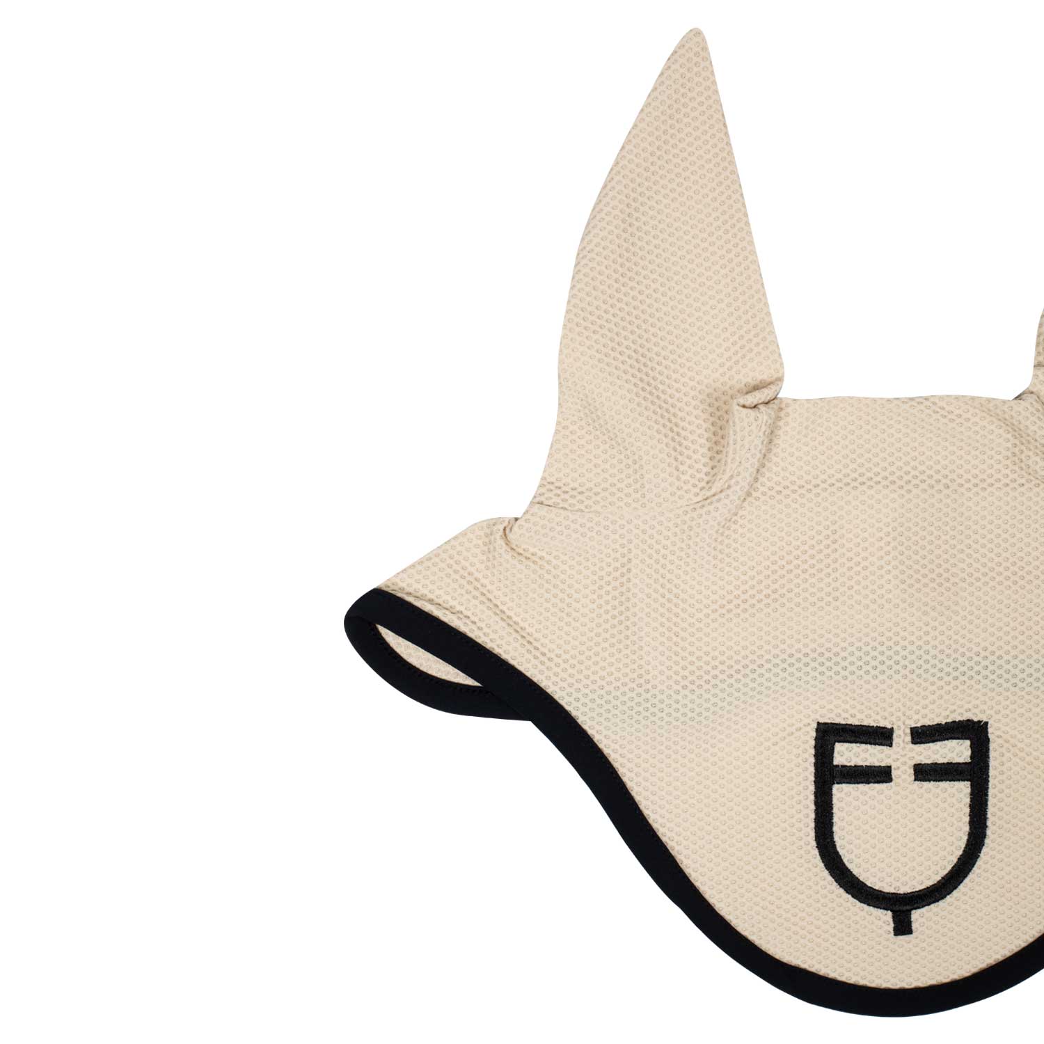 Equestro Cuffietta in Tessuto Traforato con Logo