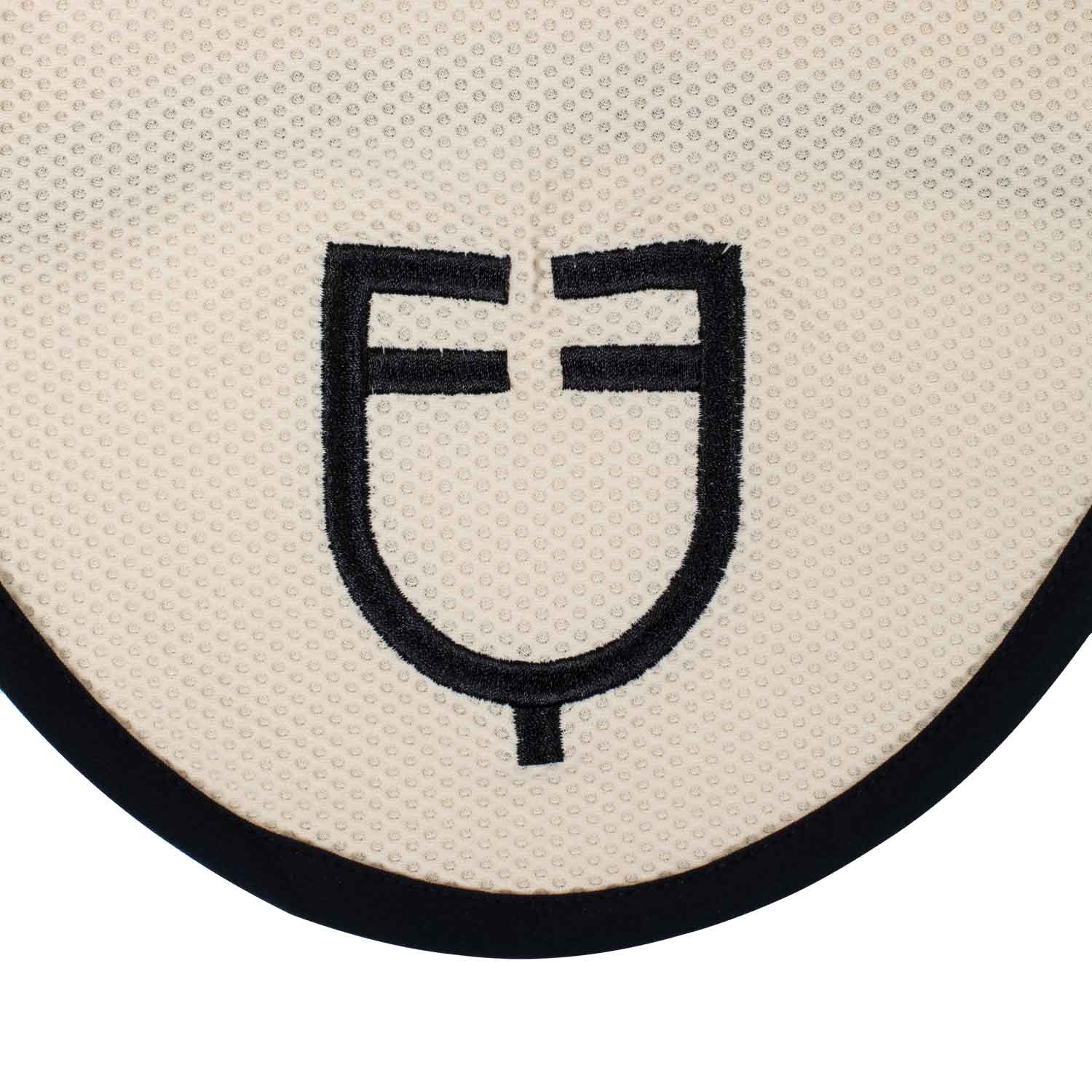Equestro Cuffietta in Tessuto Traforato con Logo