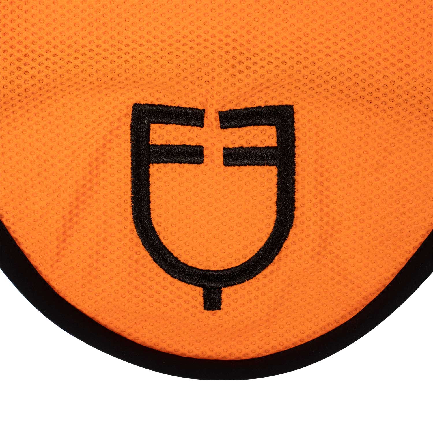 Equestro Cuffietta in Tessuto Traforato con Logo