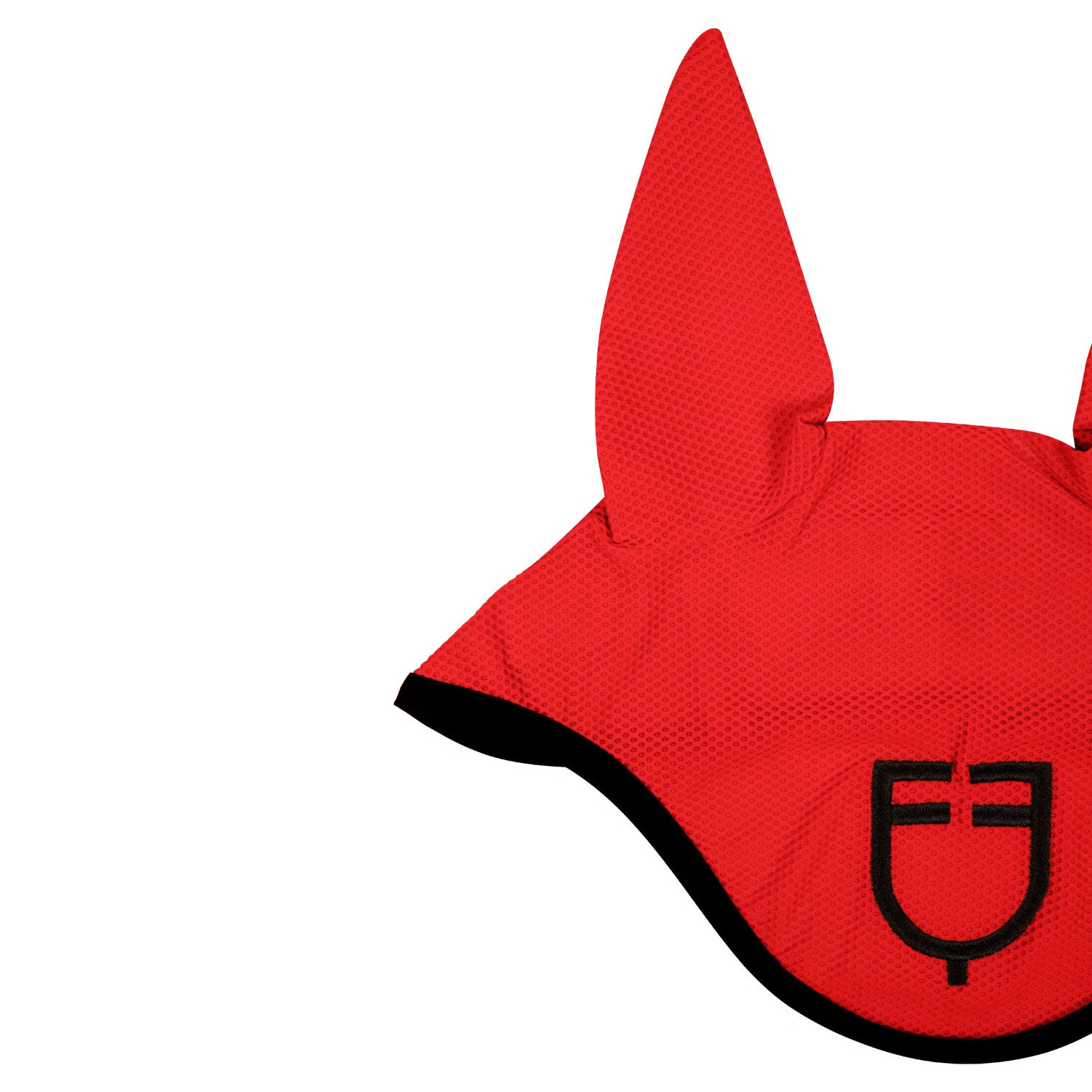 Equestro Cuffietta in Tessuto Traforato con Logo