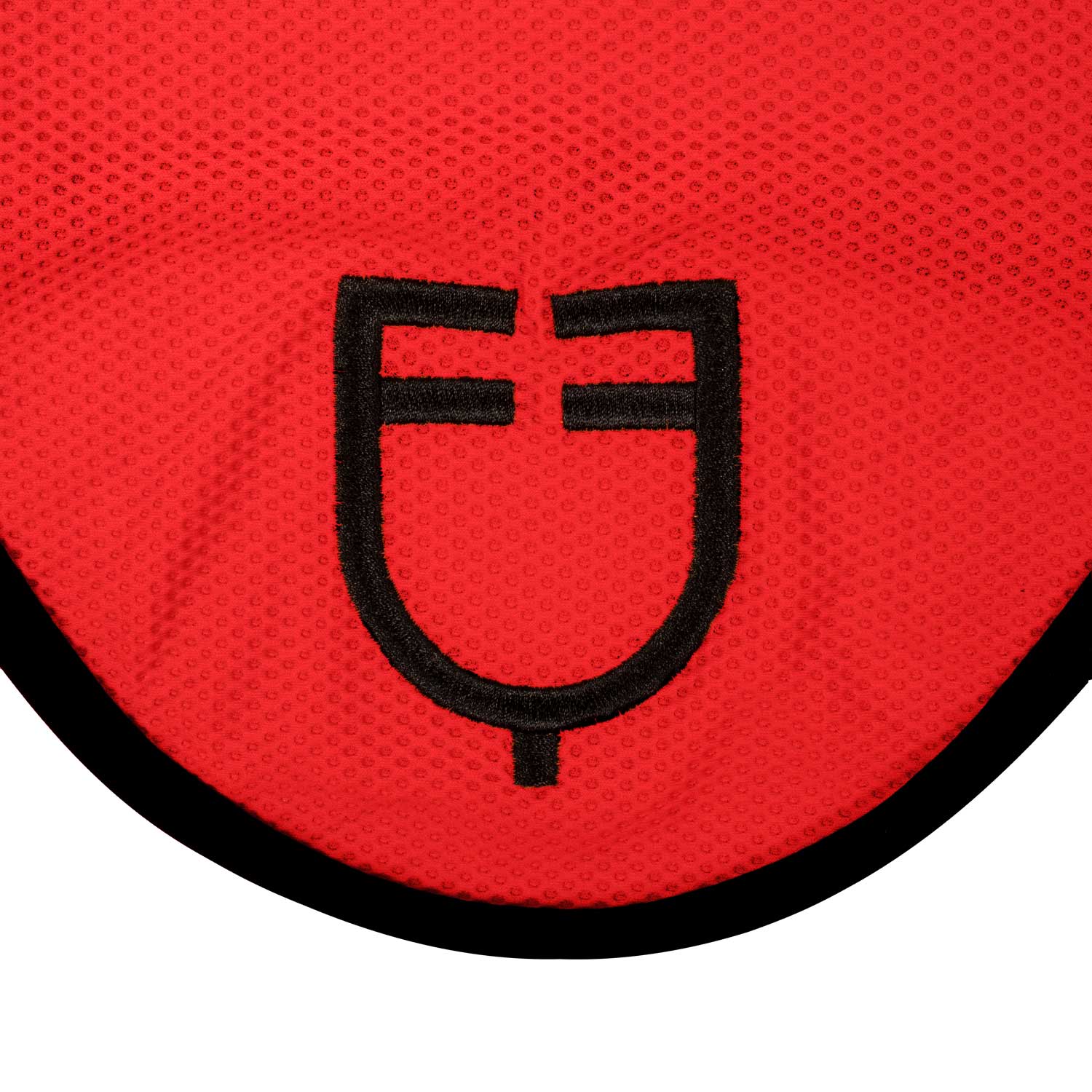 Equestro Cuffietta in Tessuto Traforato con Logo