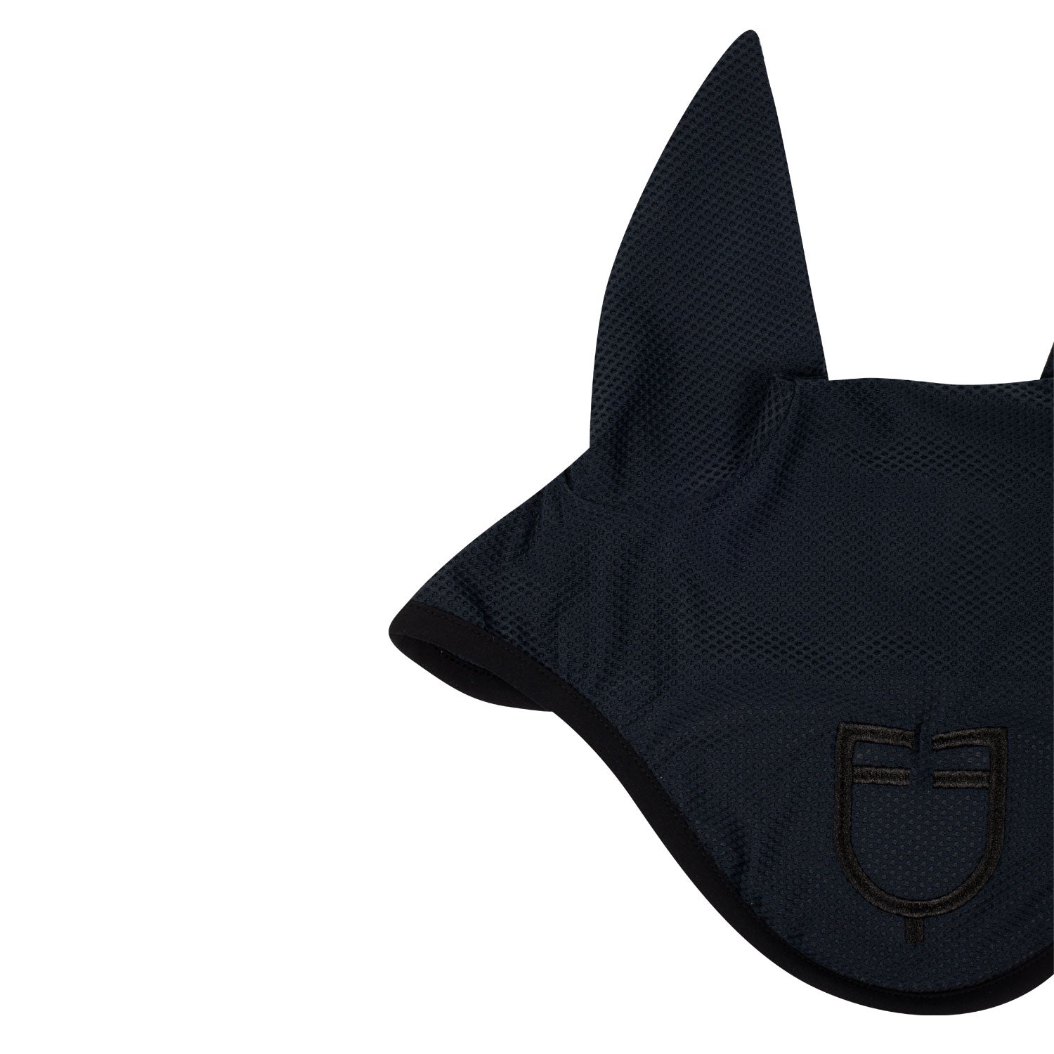 Equestro Cuffietta in Tessuto Traforato con Logo