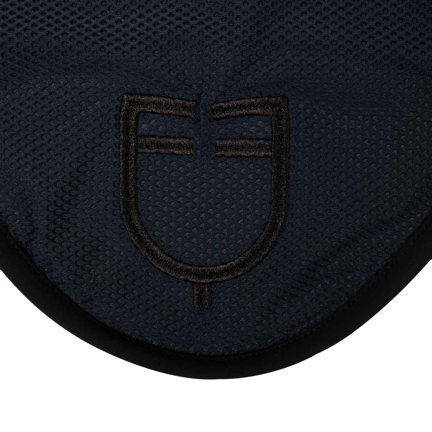 Equestro Cuffietta in Tessuto Traforato con Logo